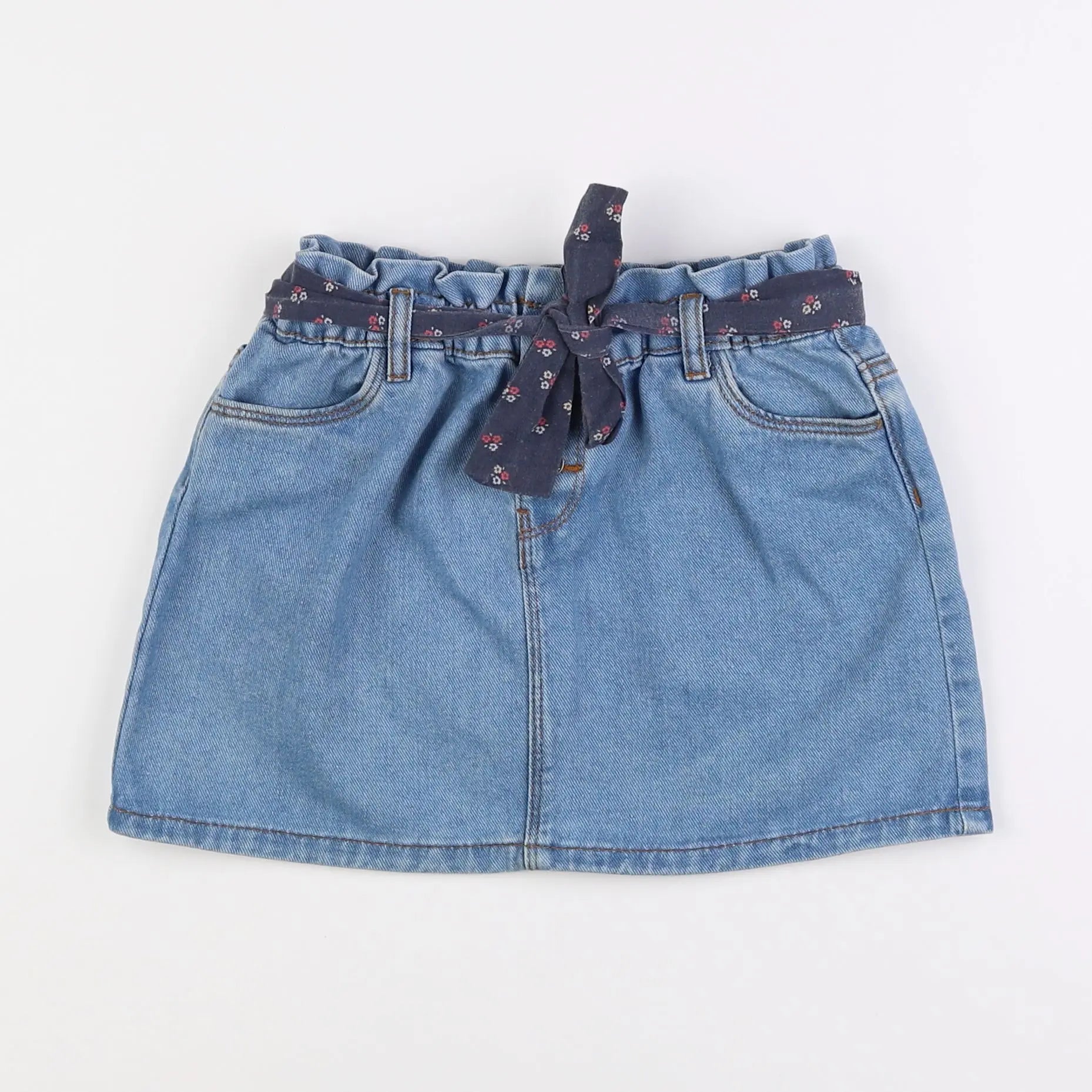 Vertbaudet - jupe bleu - 8 ans