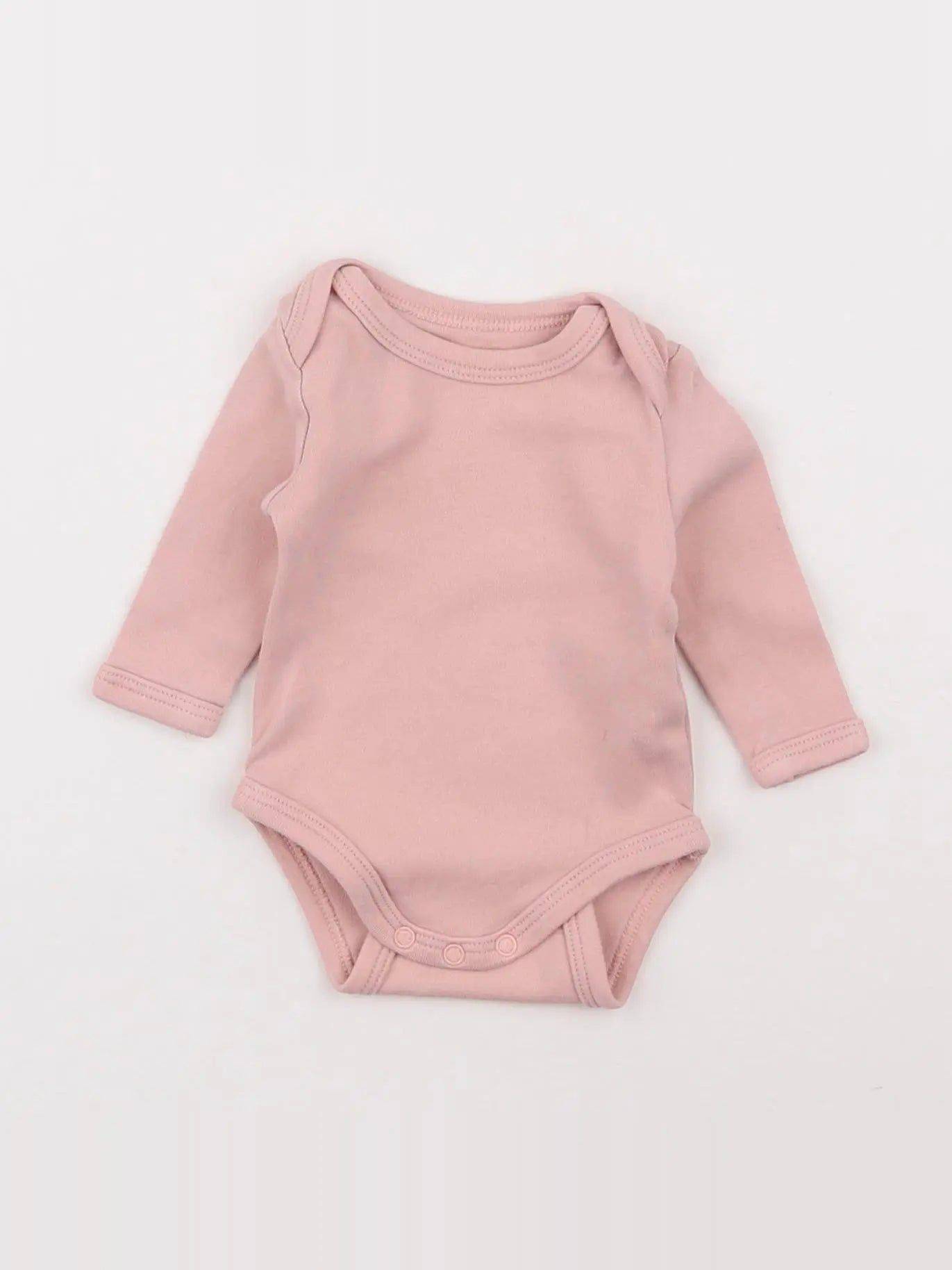 Vertbaudet - body rose - 1 mois