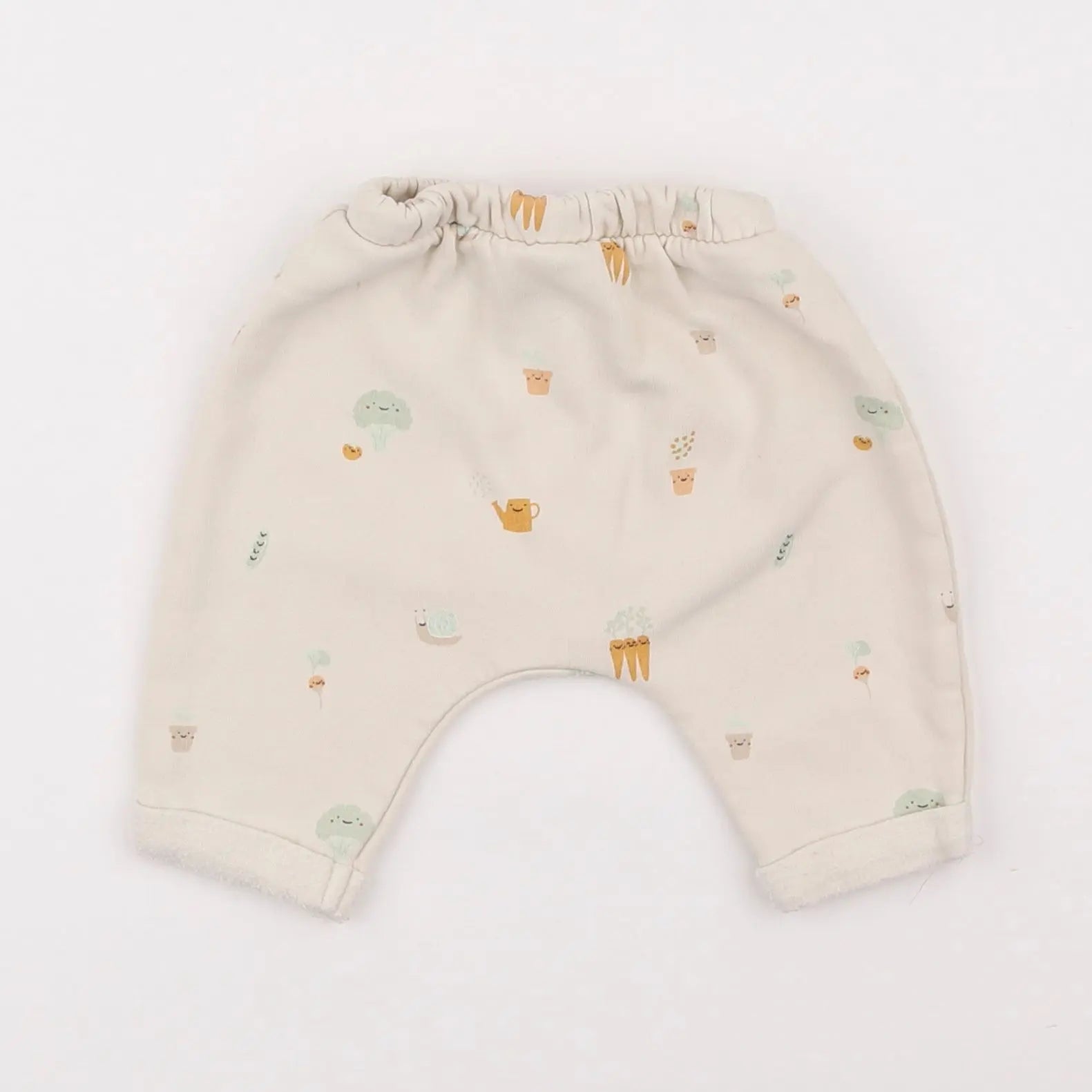 Vertbaudet - sarouel beige - 3 mois