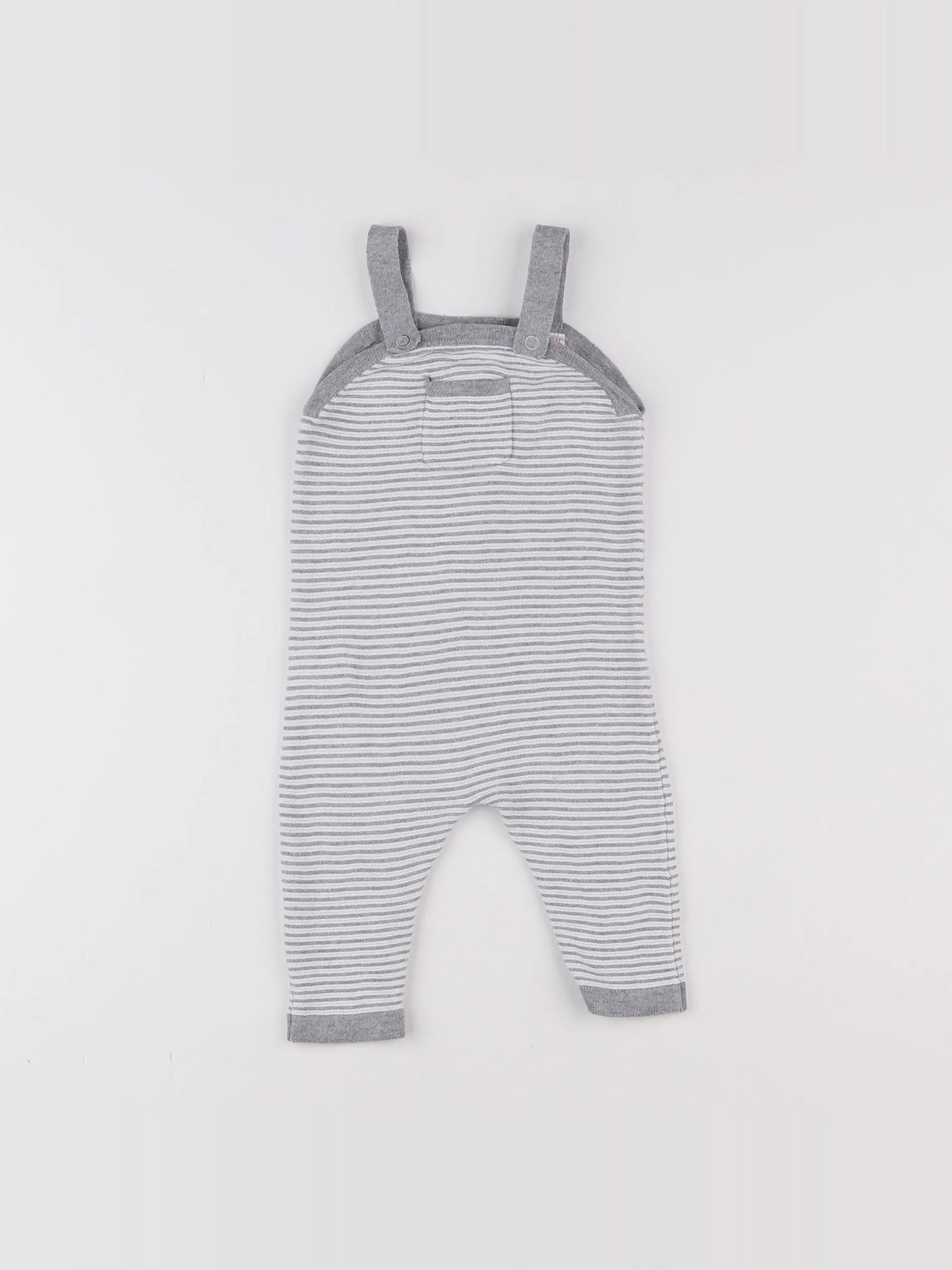 Mango - salopette gris - 3/6 mois