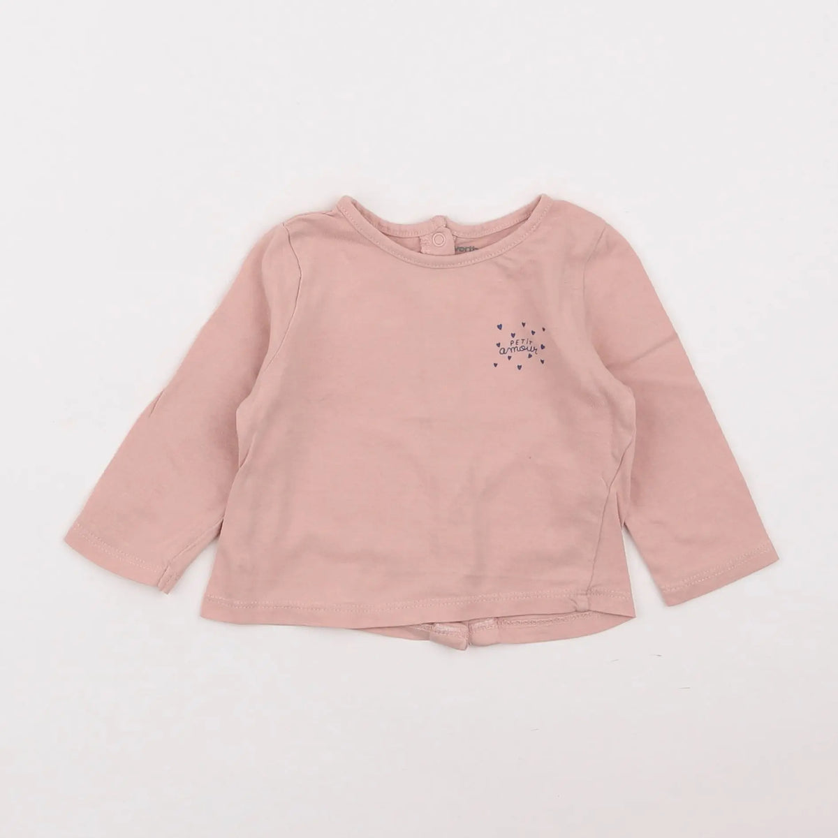 Vertbaudet - tee-shirt rose - 3 mois
