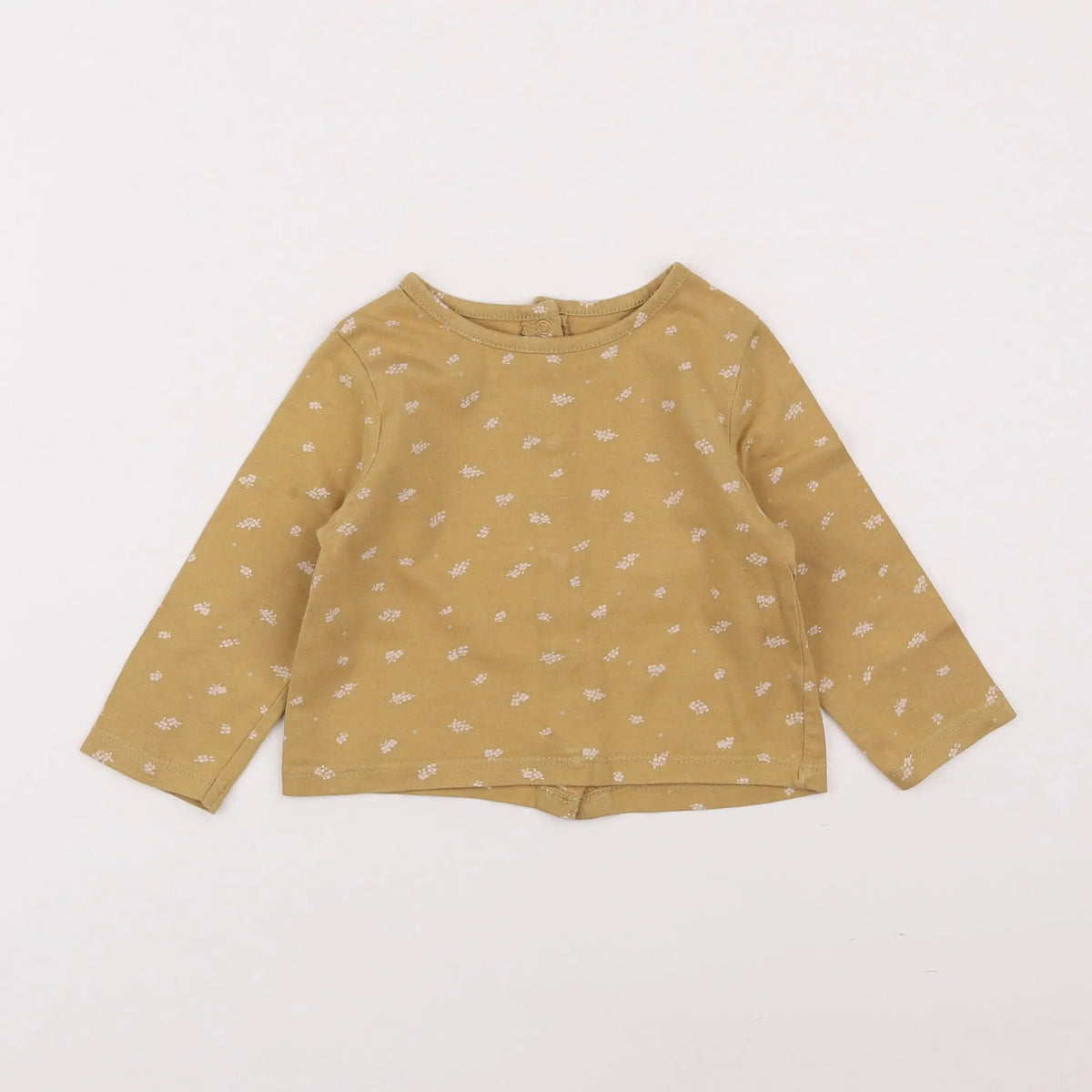 Vertbaudet - tee-shirt jaune - 6 mois