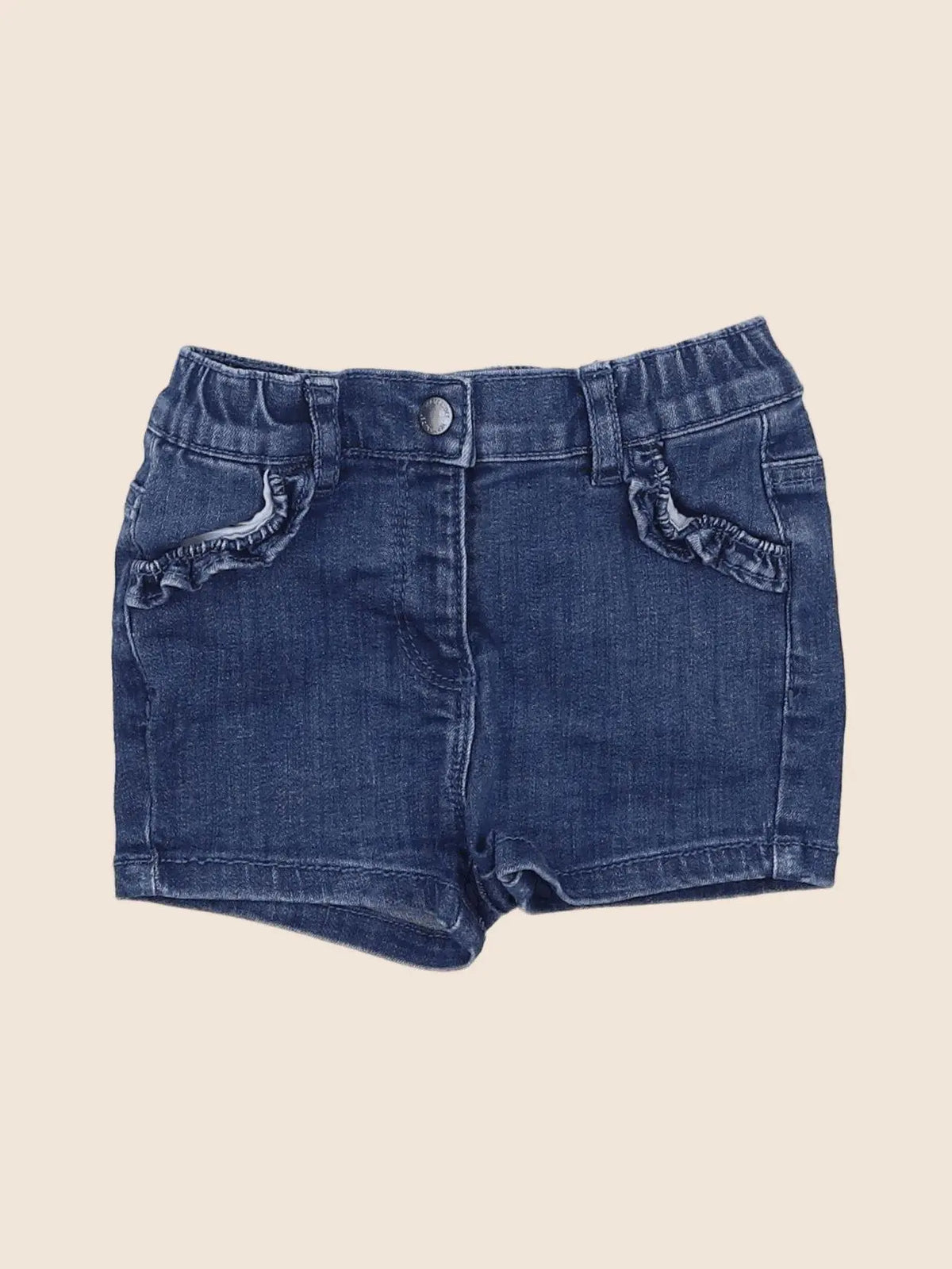 Vertbaudet - short bleu - 12 mois