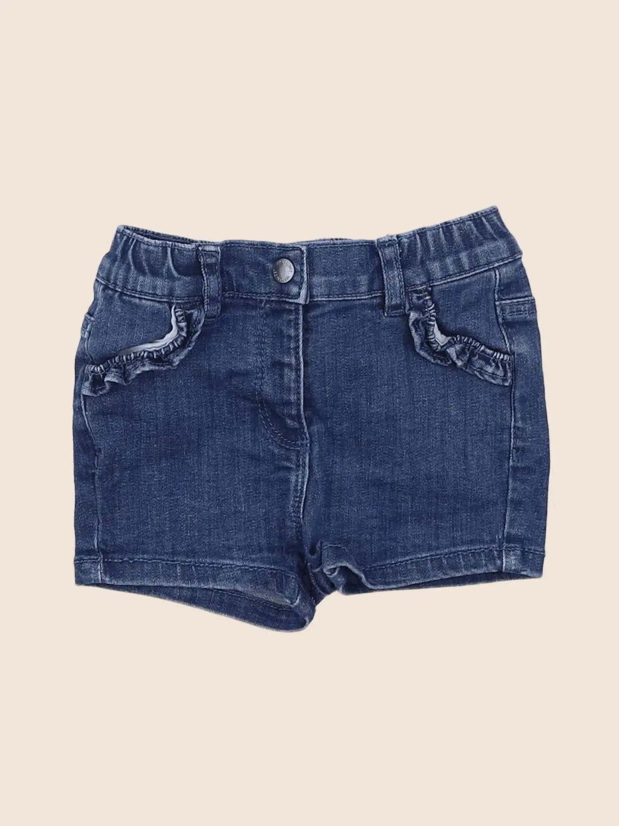 Vertbaudet - short bleu - 12 mois