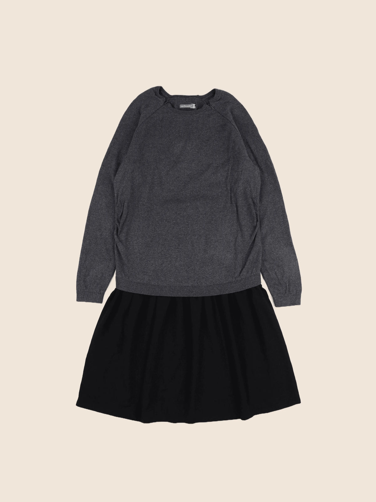 Vertbaudet - robe grossesse gris, noir - 42 à 44