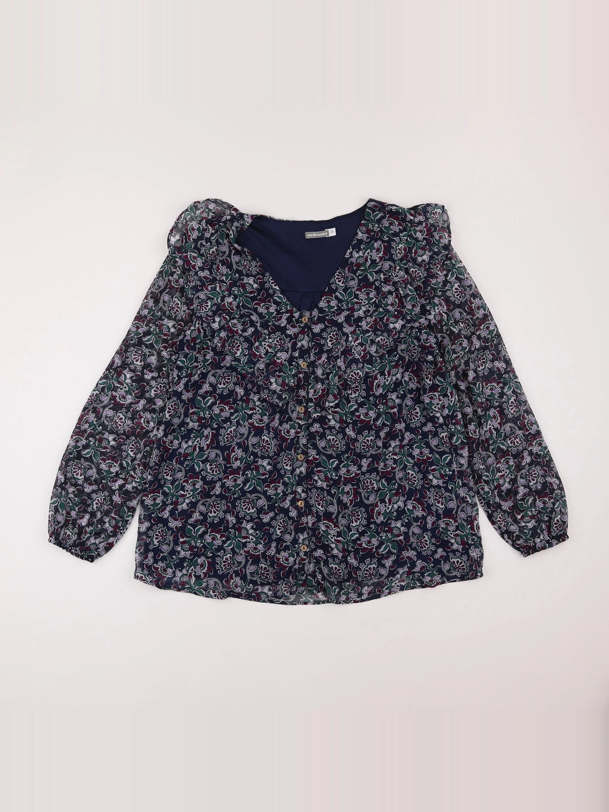 Vertbaudet - blouse grossesse bleu, violet - 38