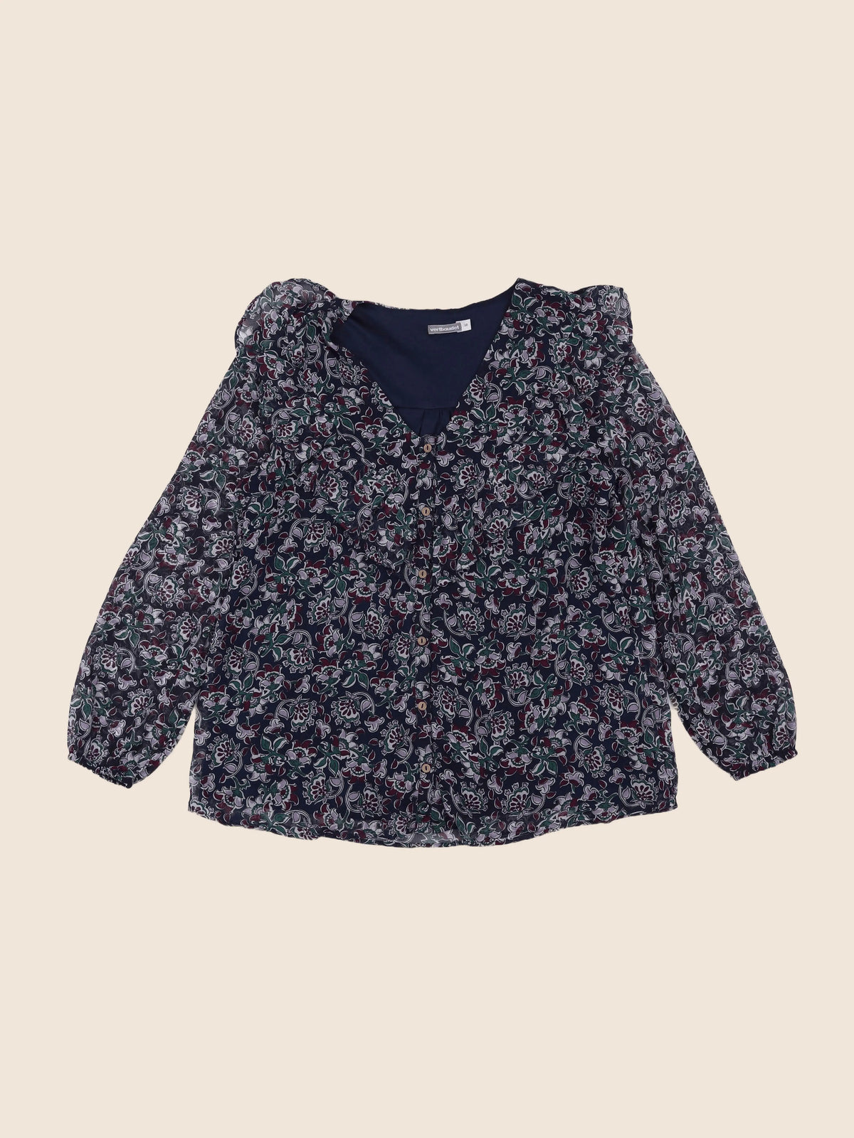 Vertbaudet - blouse grossesse bleu, violet - 38