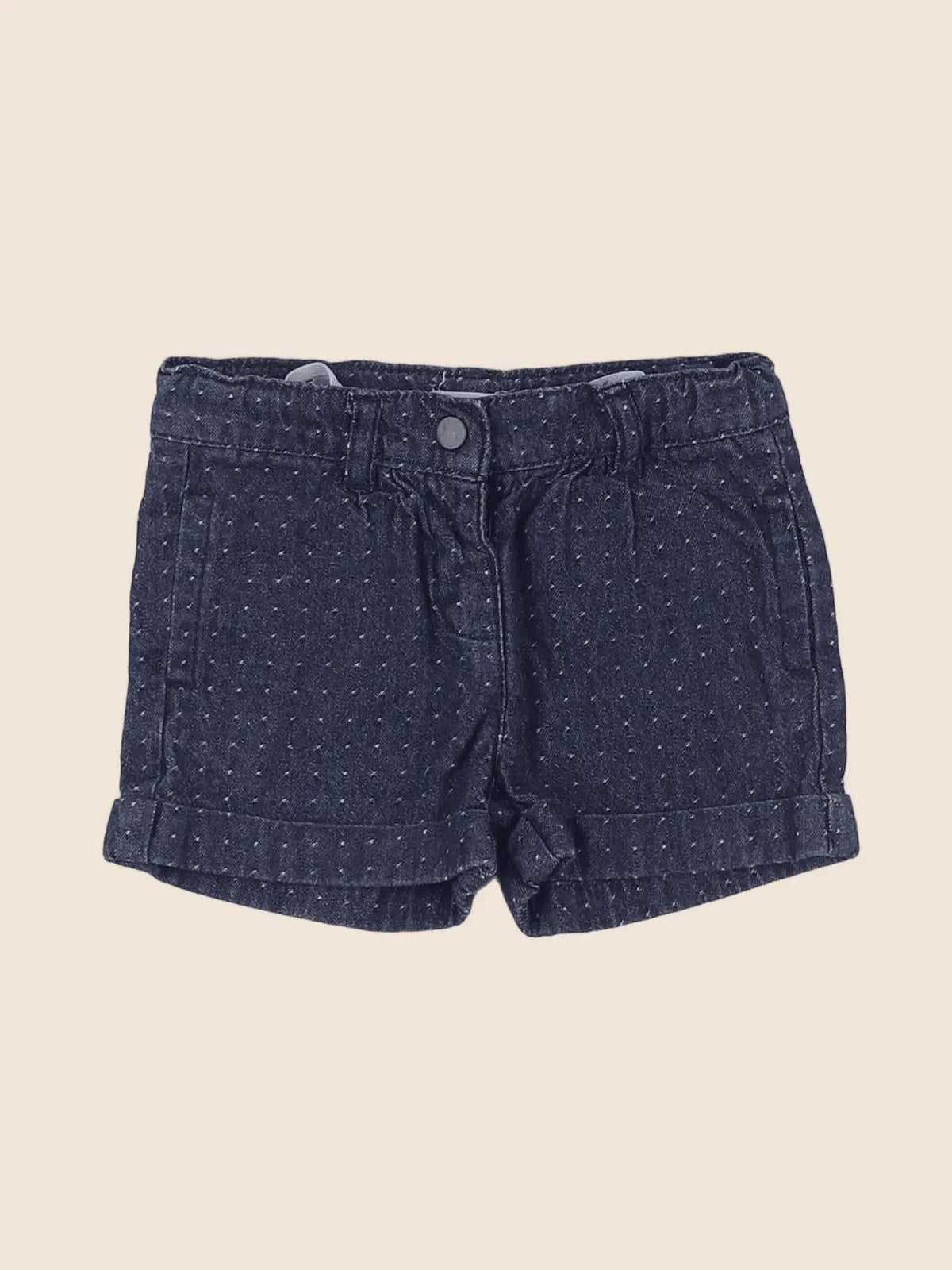 Boutchou - short bleu - 6 mois