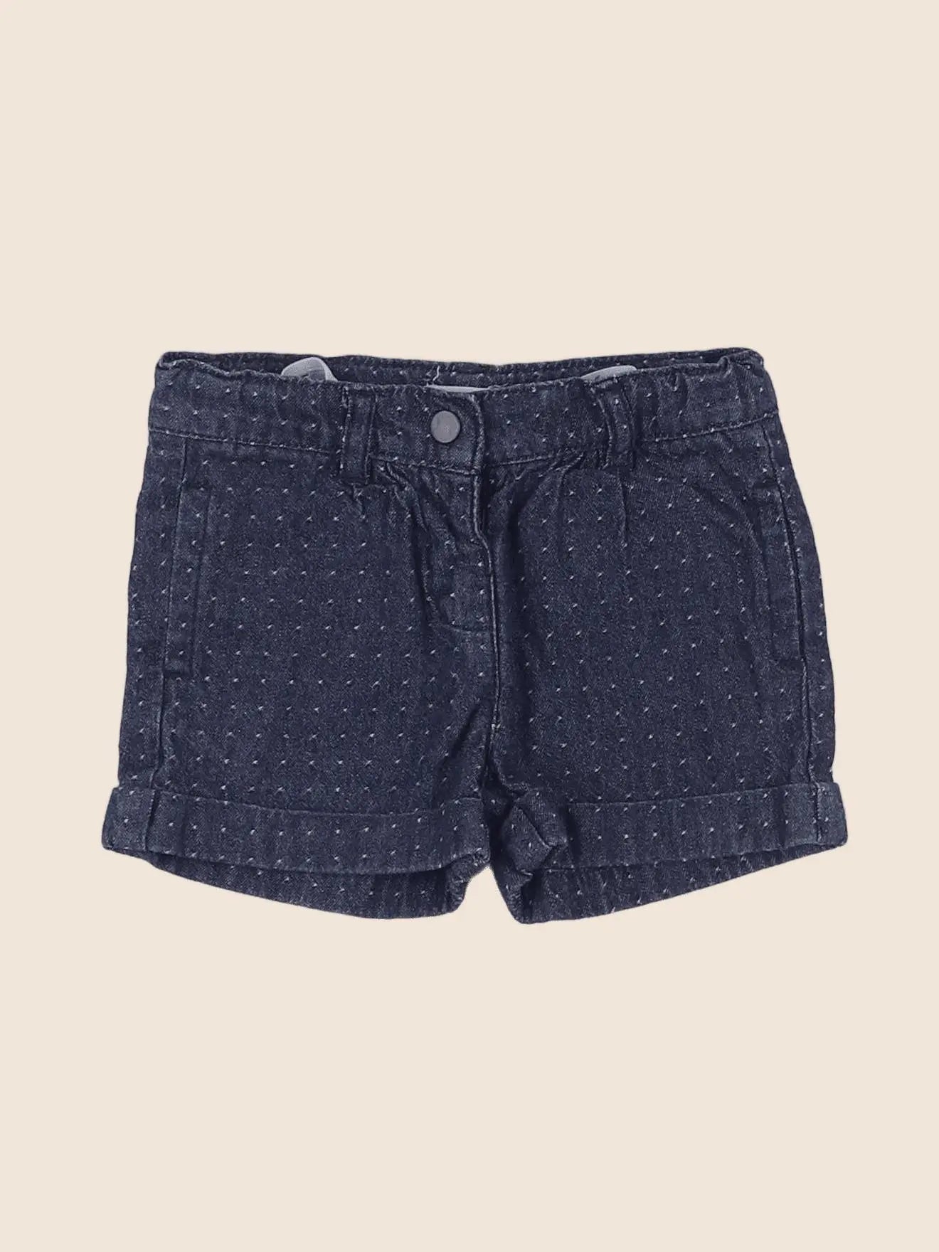 Boutchou - short bleu - 6 mois