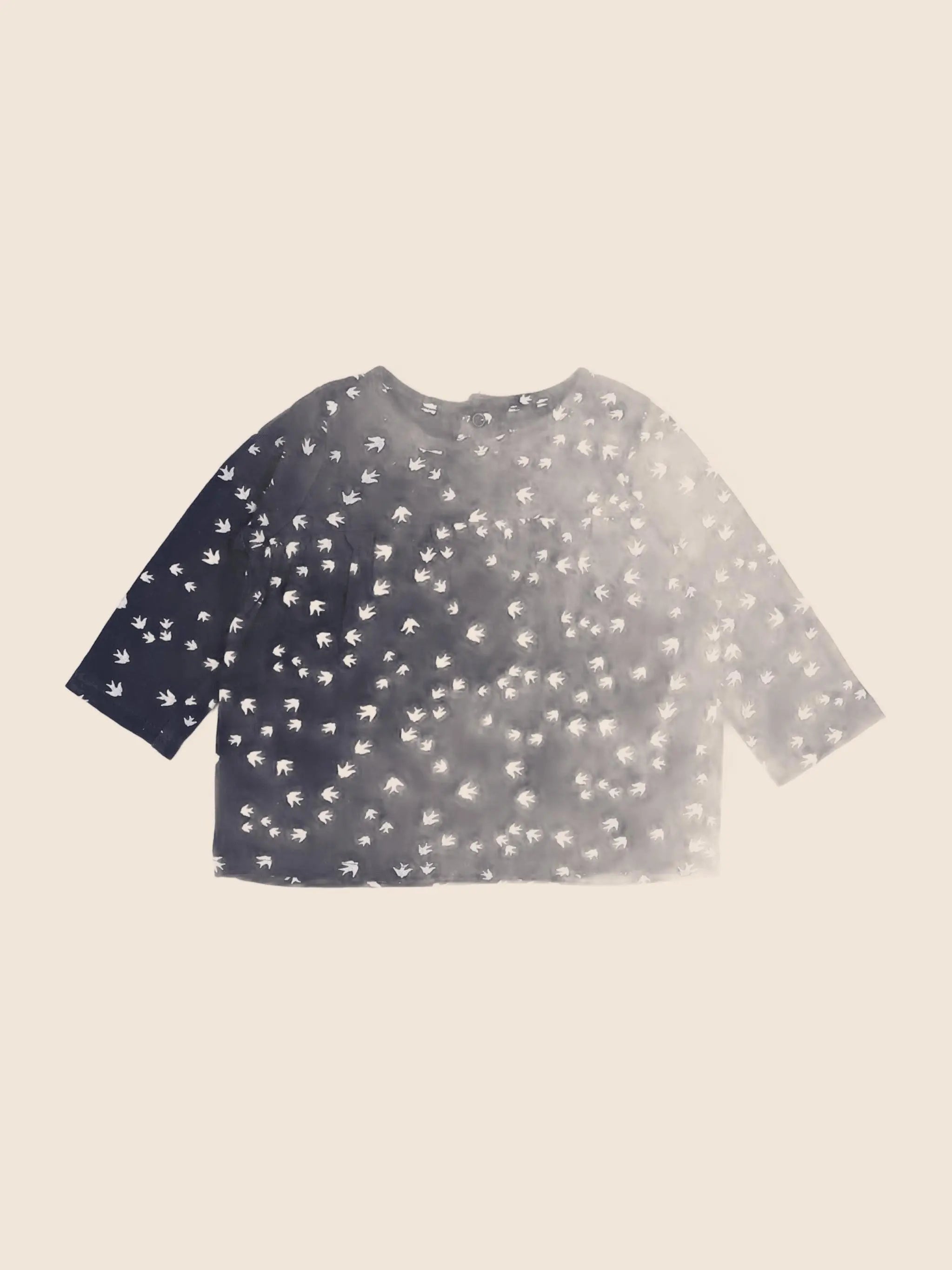 Vertbaudet - tee-shirt bleu - 6 mois