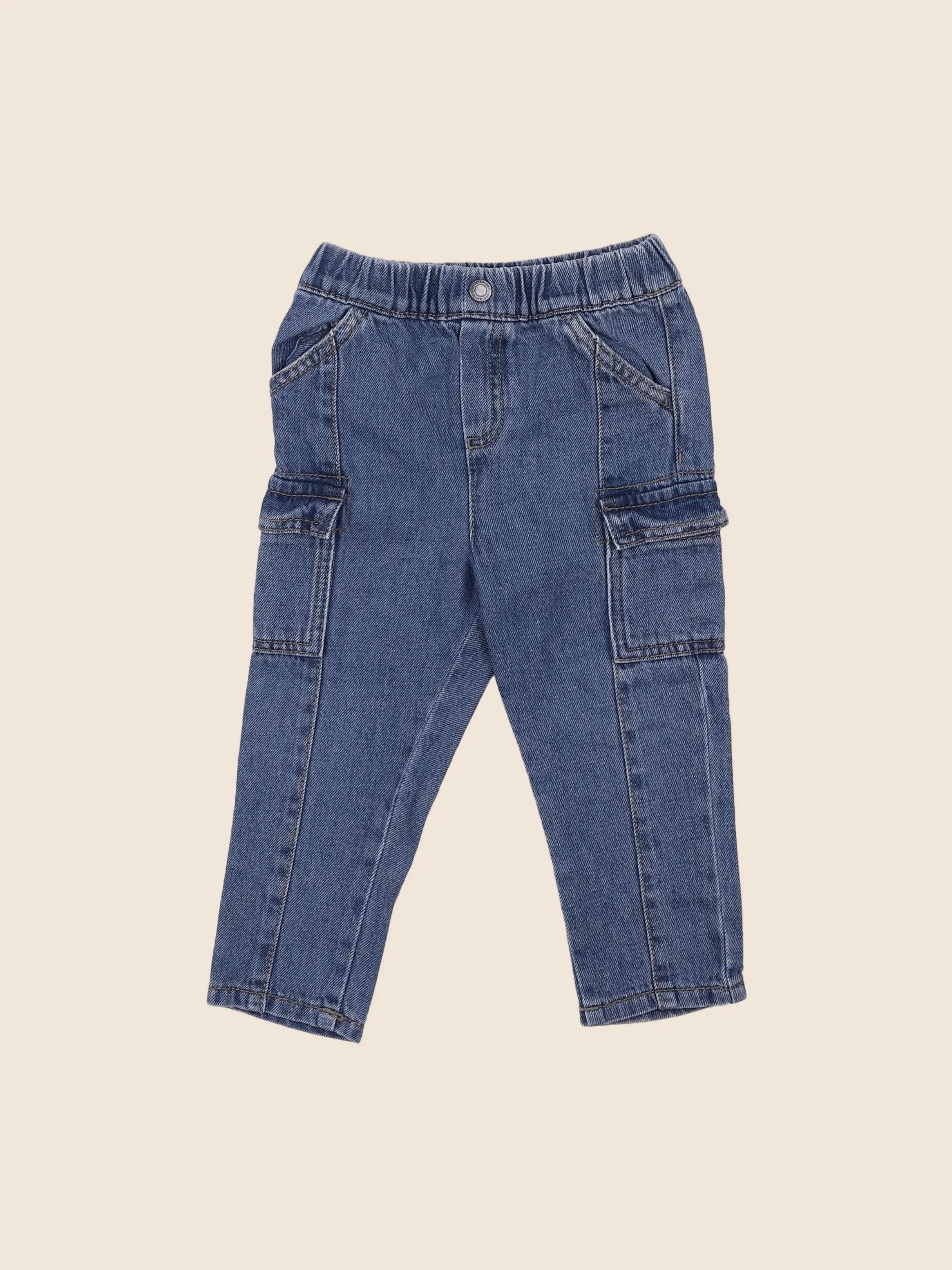 Vertbaudet - jean bleu - 18 mois