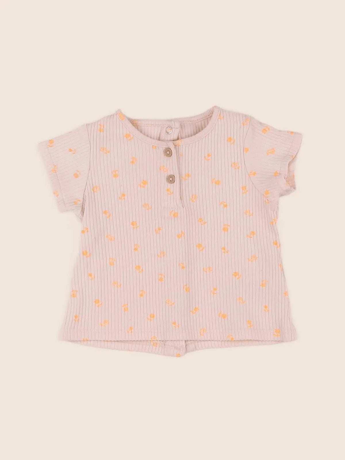 Vertbaudet - tee-shirt rose - 3 mois