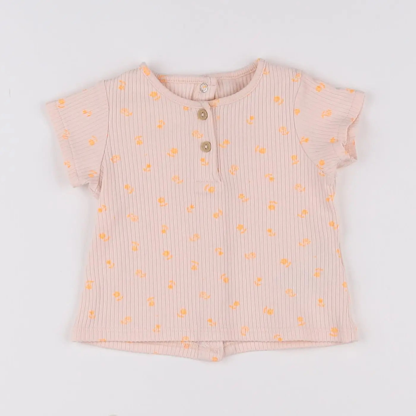 Vertbaudet - tee-shirt rose - 3 mois