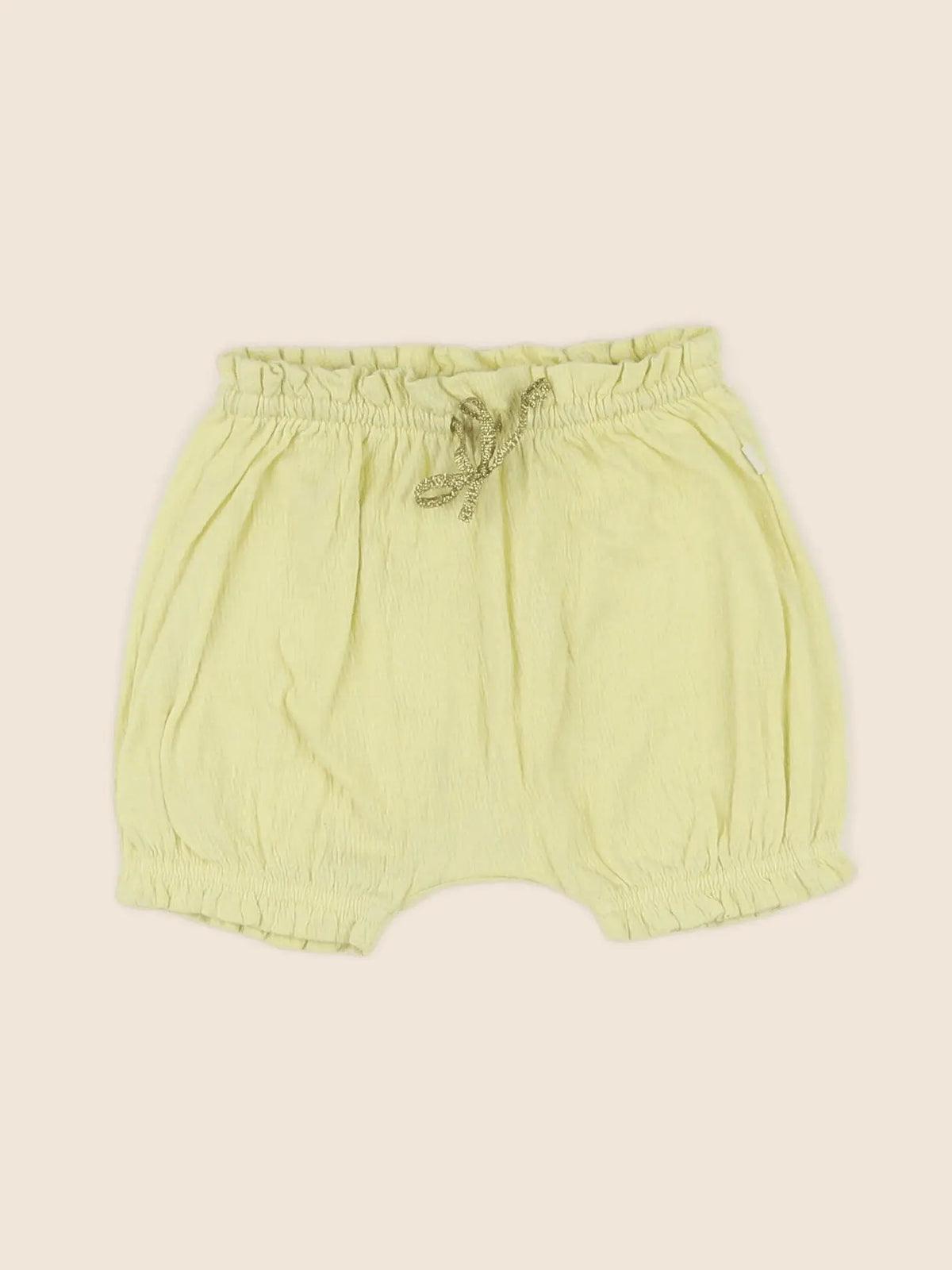 Tape à l'oeil - short jaune - 6 mois