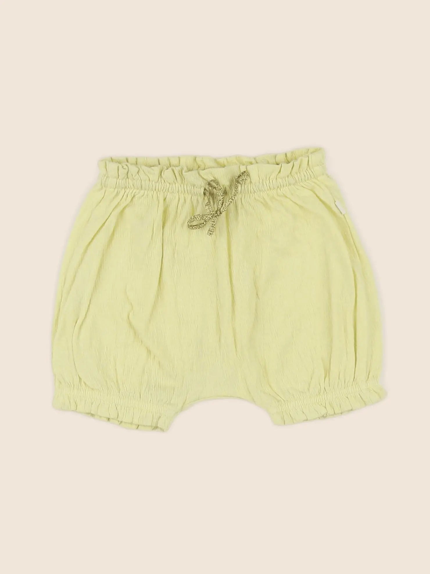 Tape à l'oeil - short jaune - 6 mois