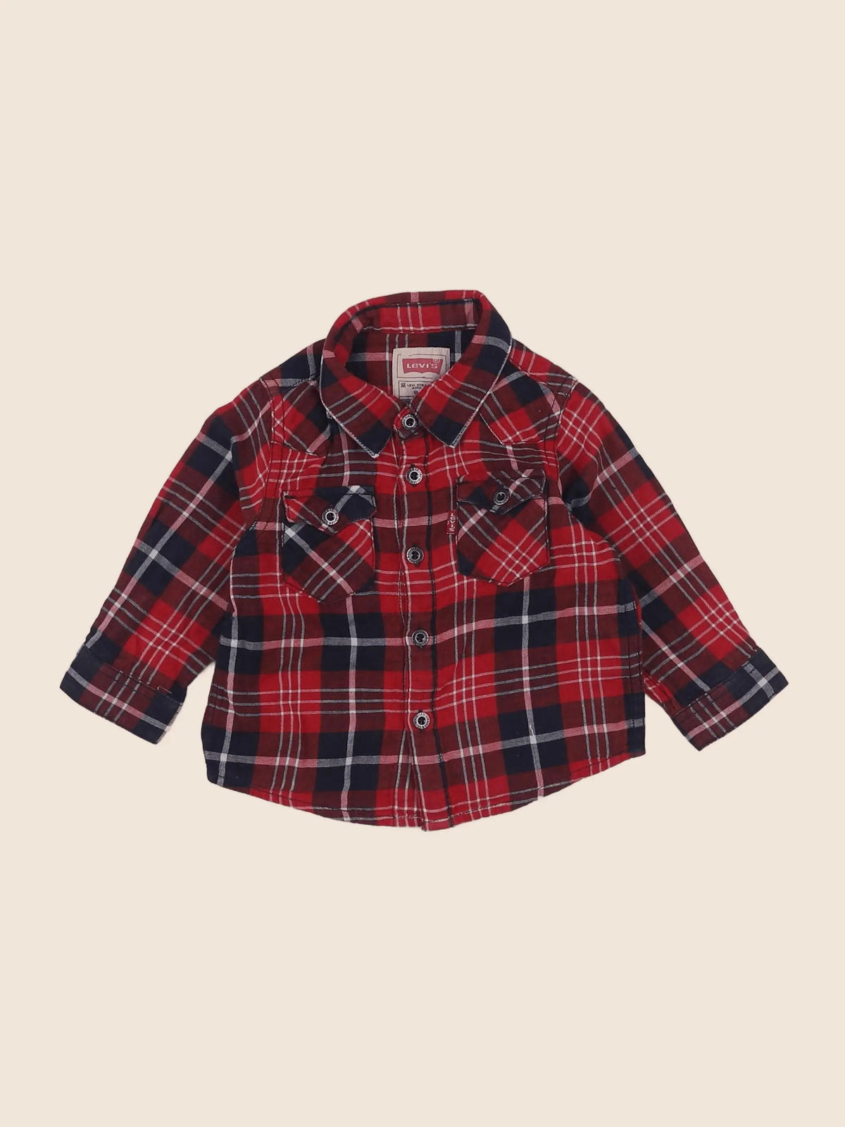 Levi's - chemise rouge - 9 mois