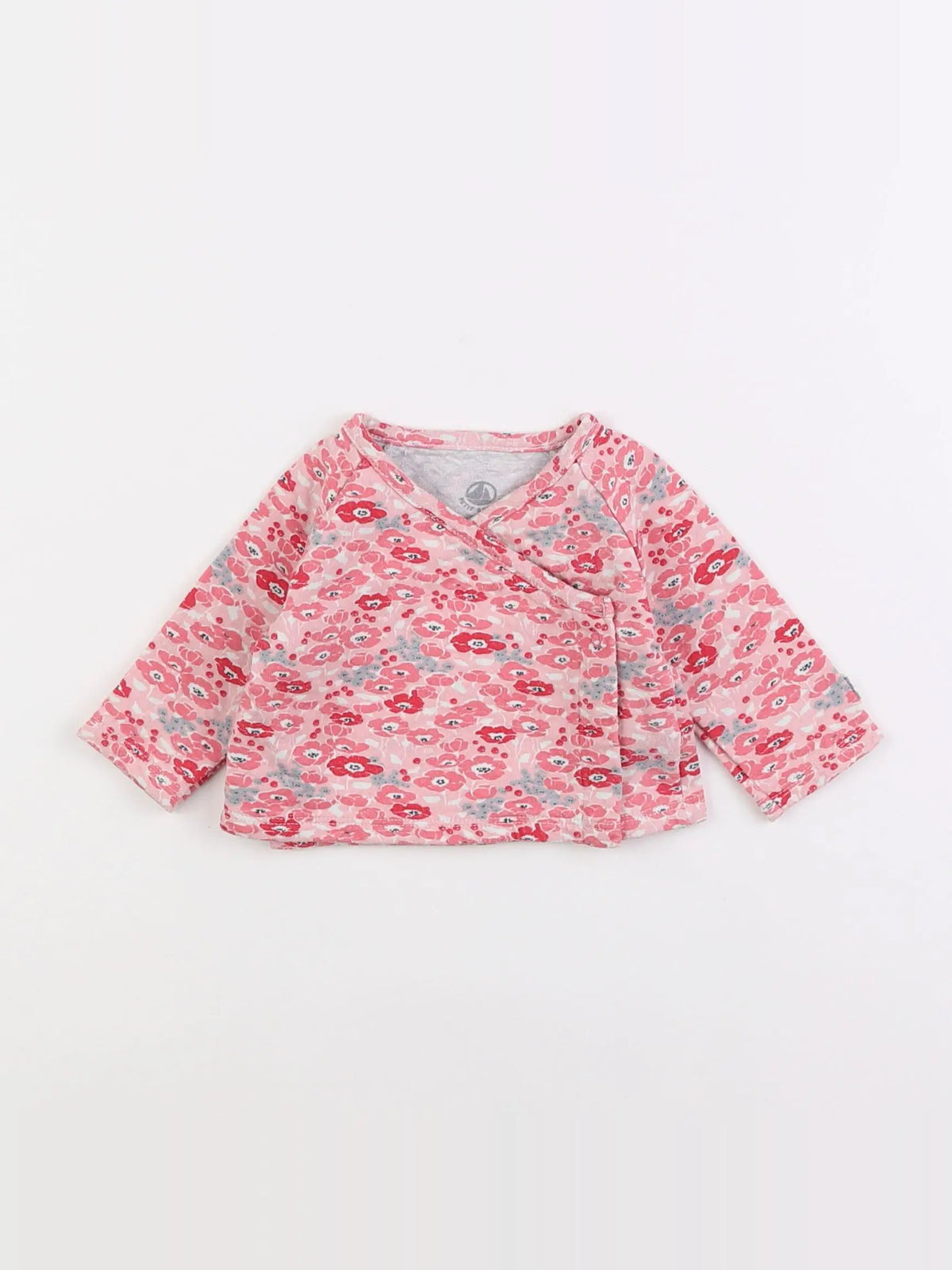 Petit Bateau - sweat rose - 3 mois