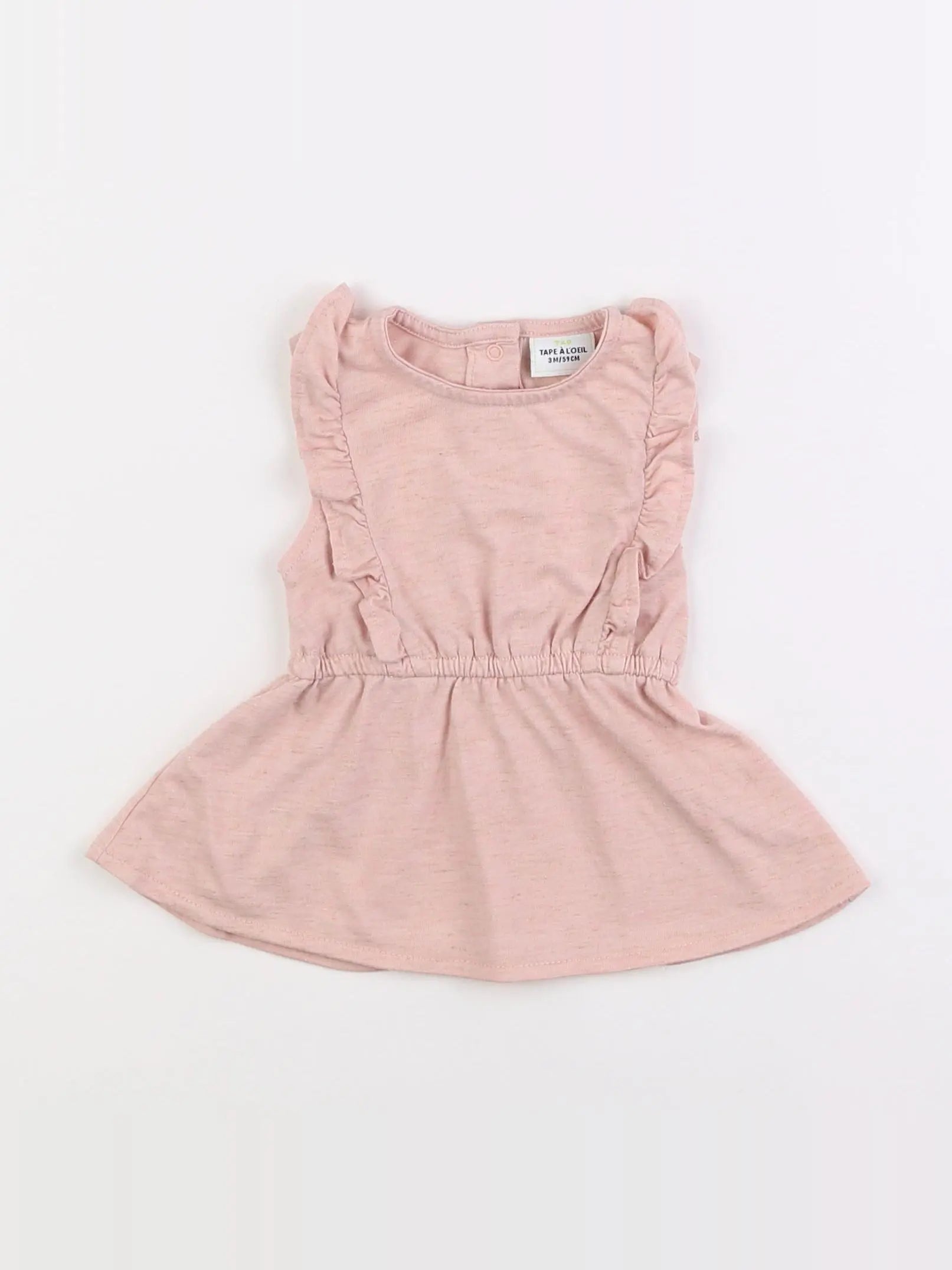 Tape à l'oeil - robe rose - 3 mois