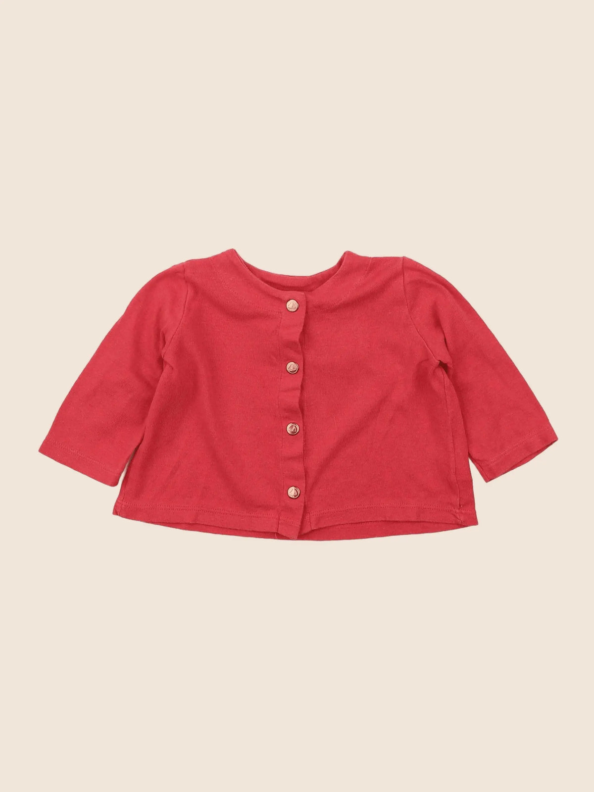 Petit Bateau - tee-shirt rose - 6 mois