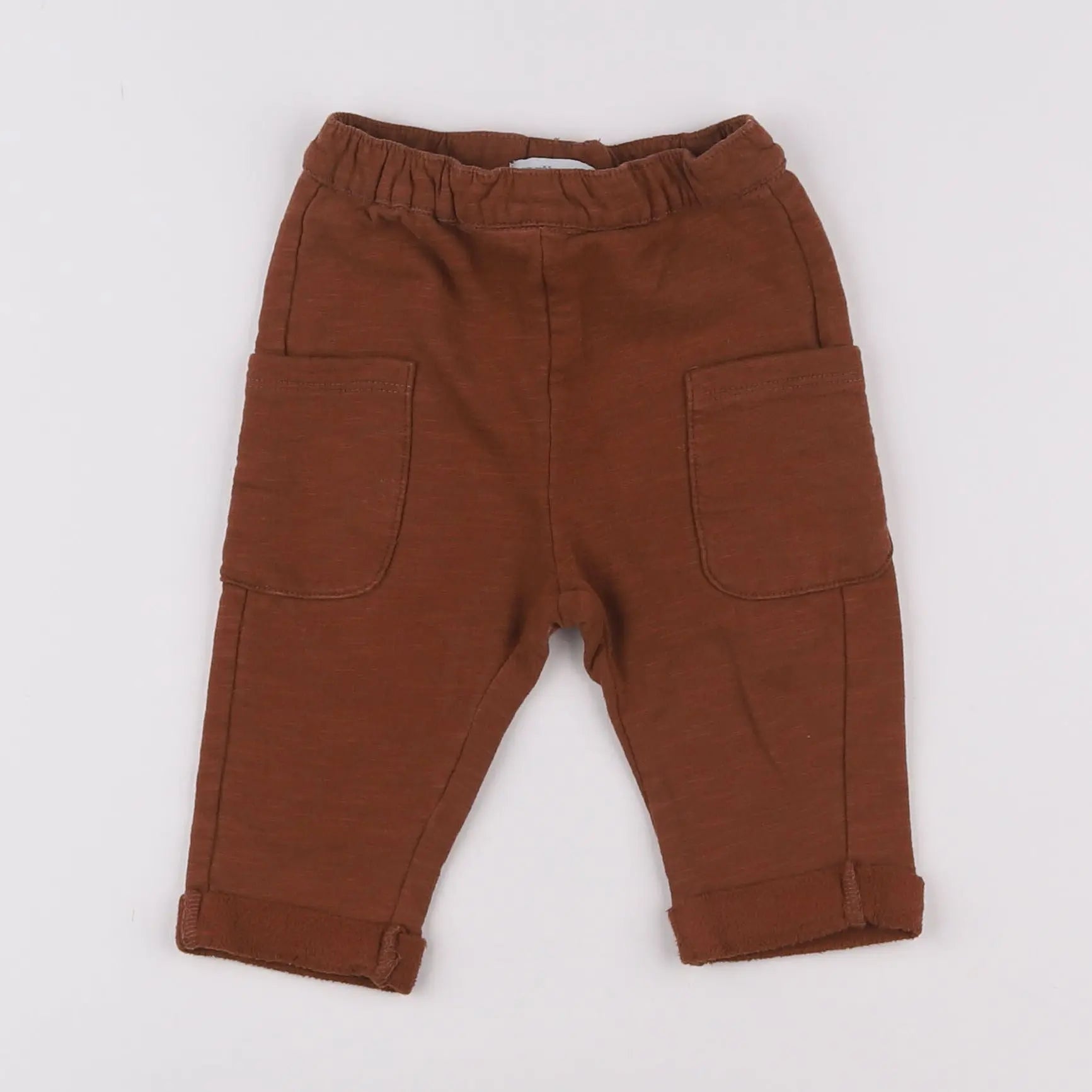 Vertbaudet - pantalon marron - 6 mois