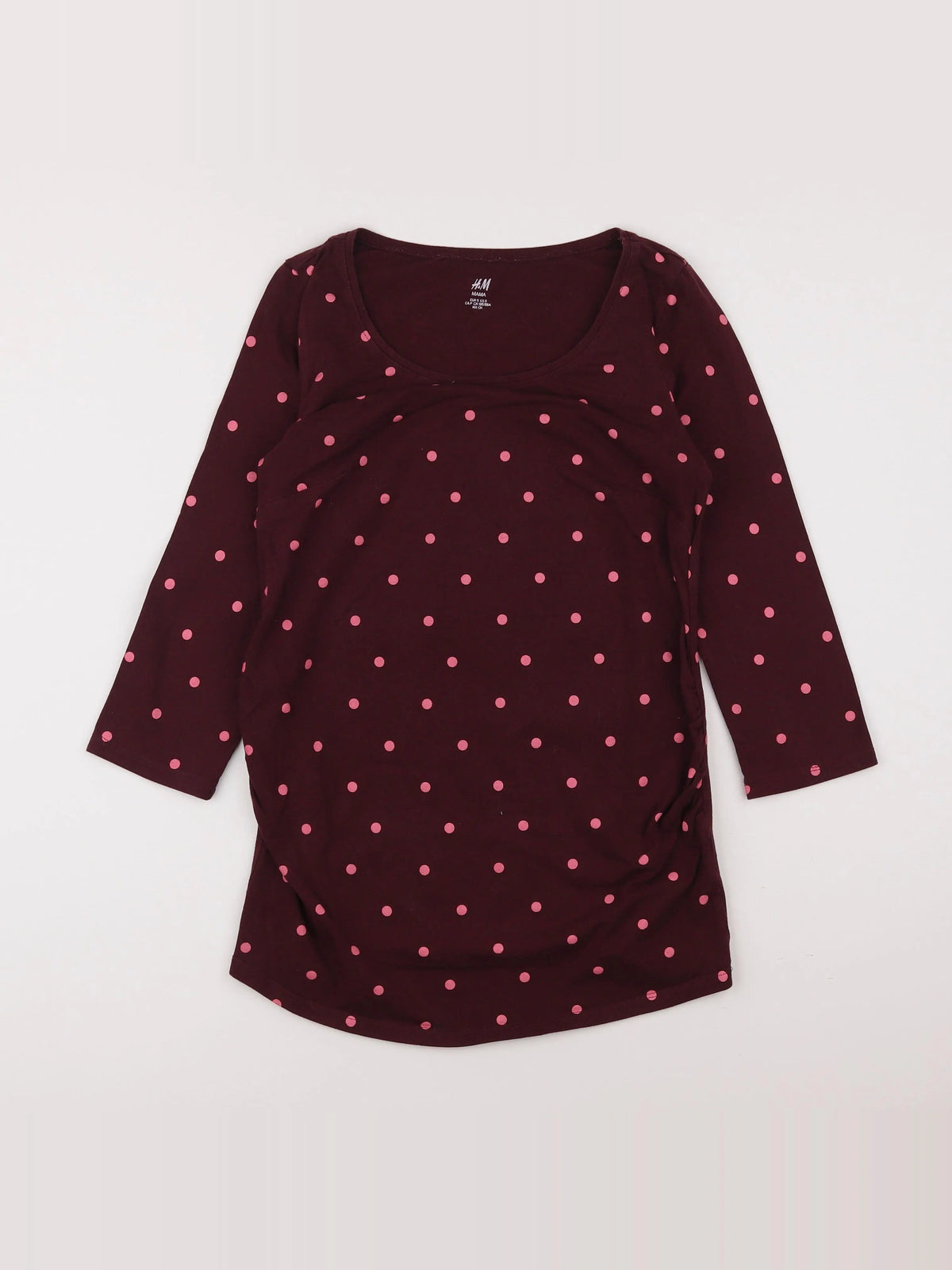 H&M - tee-shirt grossesse rose - S