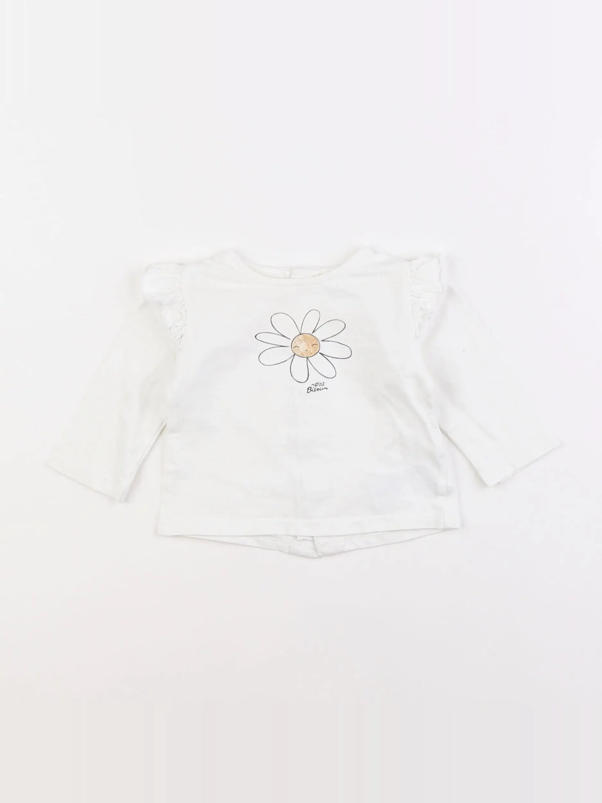 Vertbaudet - tee-shirt blanc - 3 mois