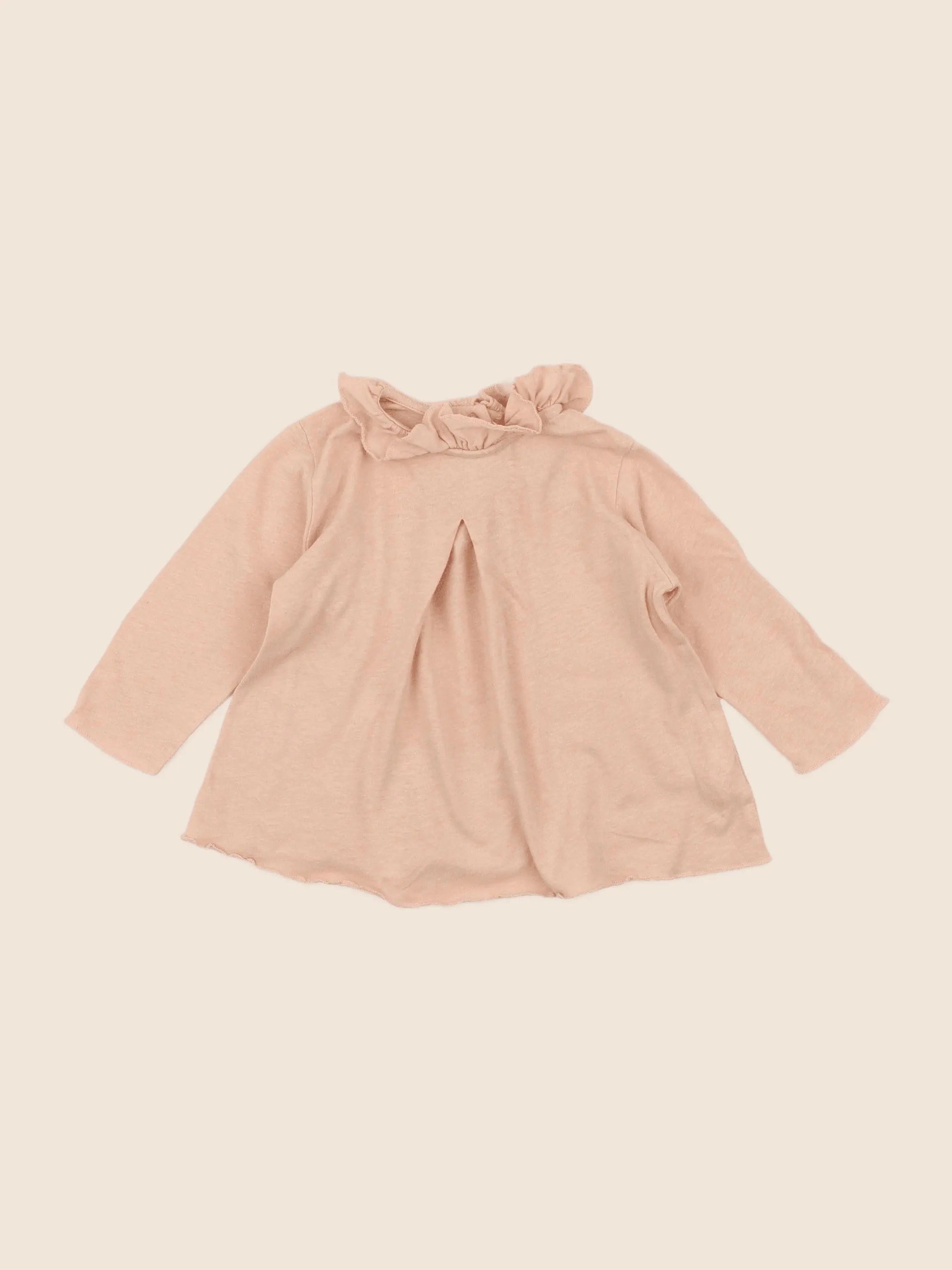 Play Up - tee-shirt rose - 6 mois