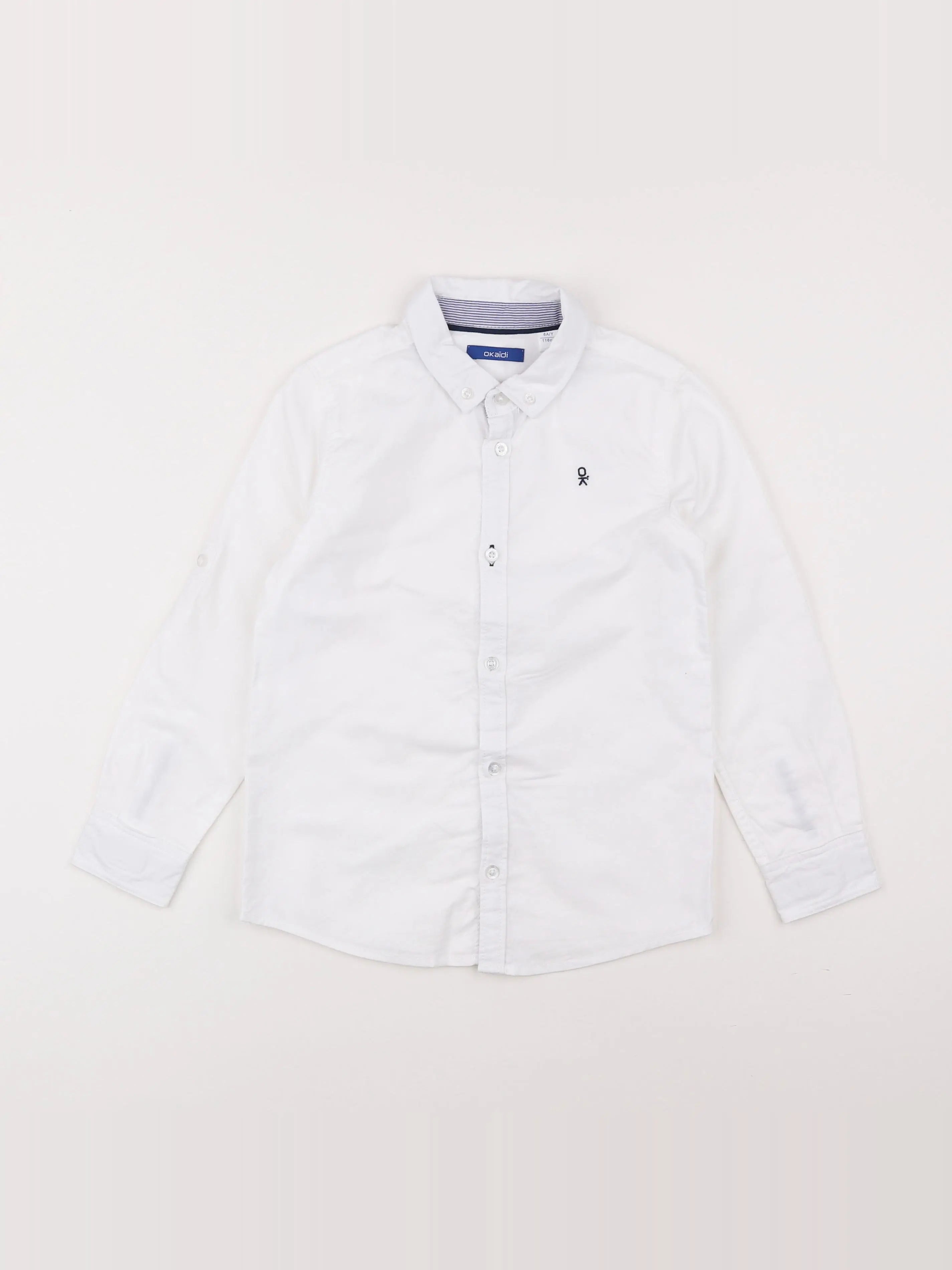 Okaidi - chemise blanc - 6 ans