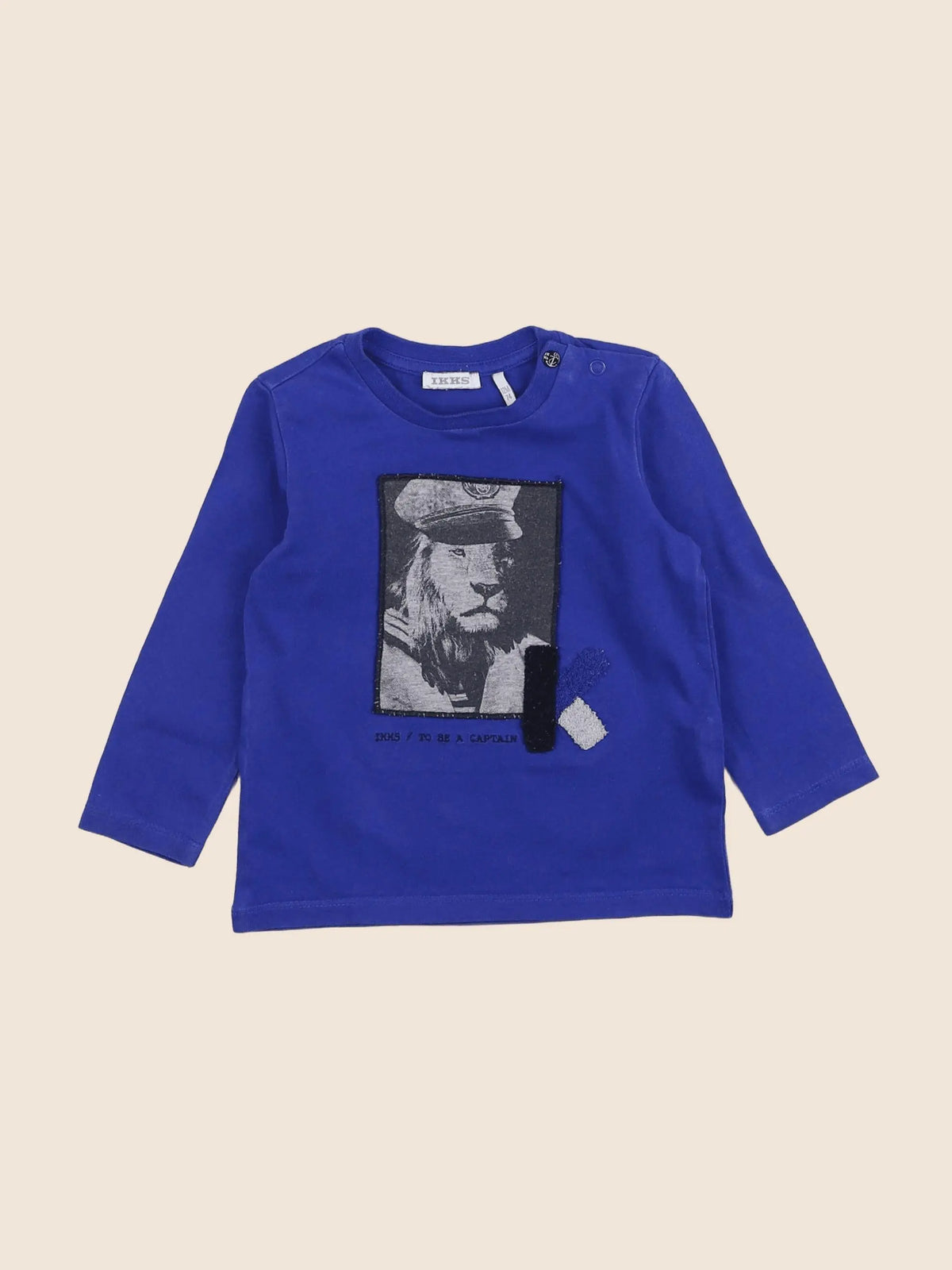 IKKS - tee-shirt bleu - 12 mois