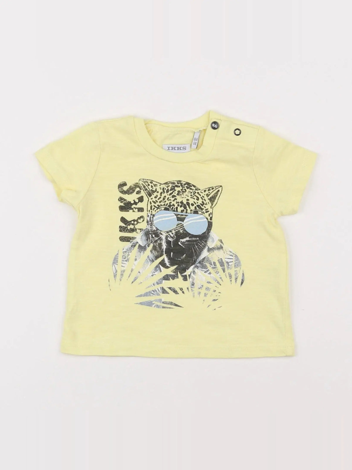 IKKS - tee-shirt jaune - 6 mois