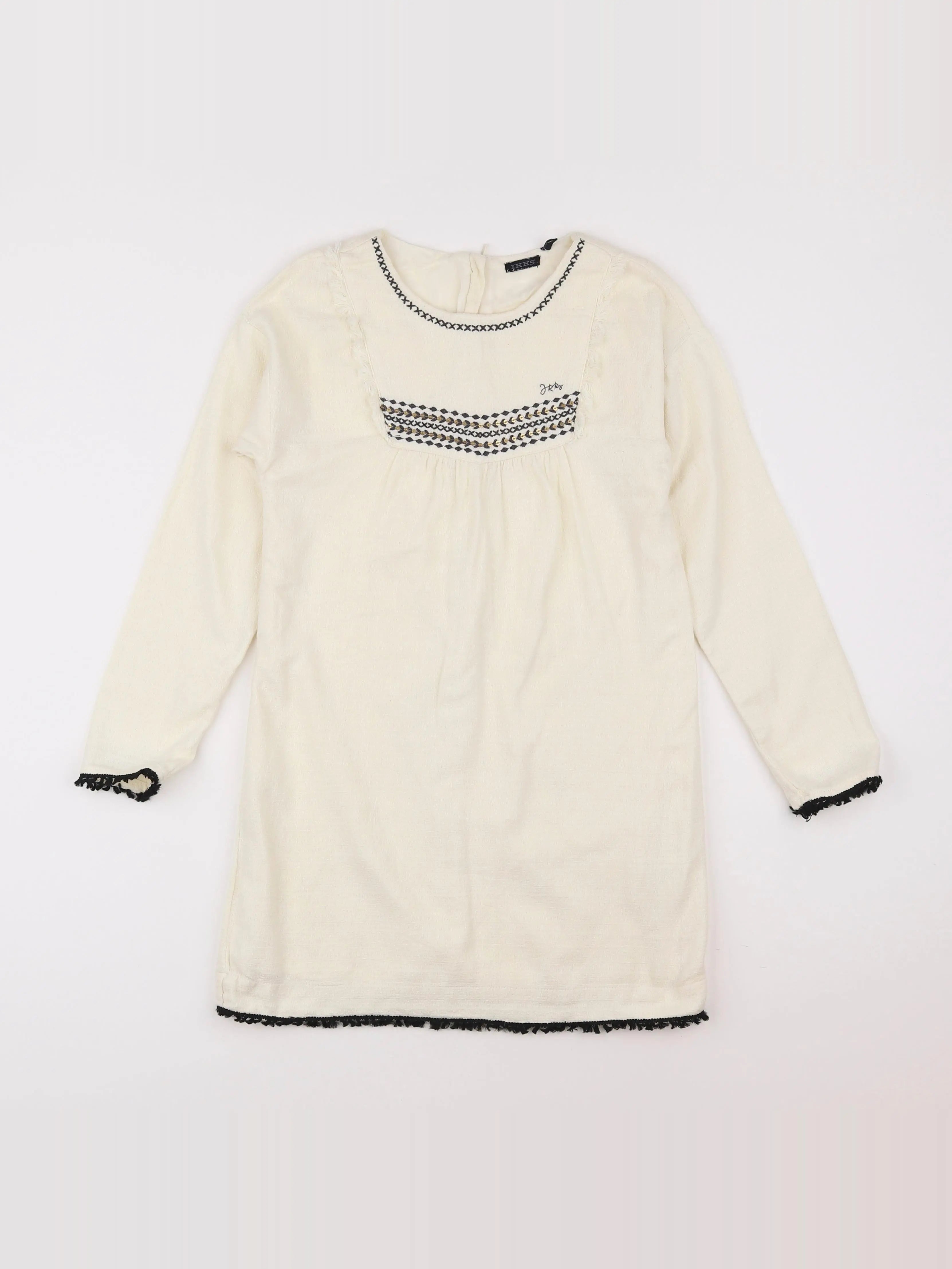 IKKS - robe beige - 10 ans