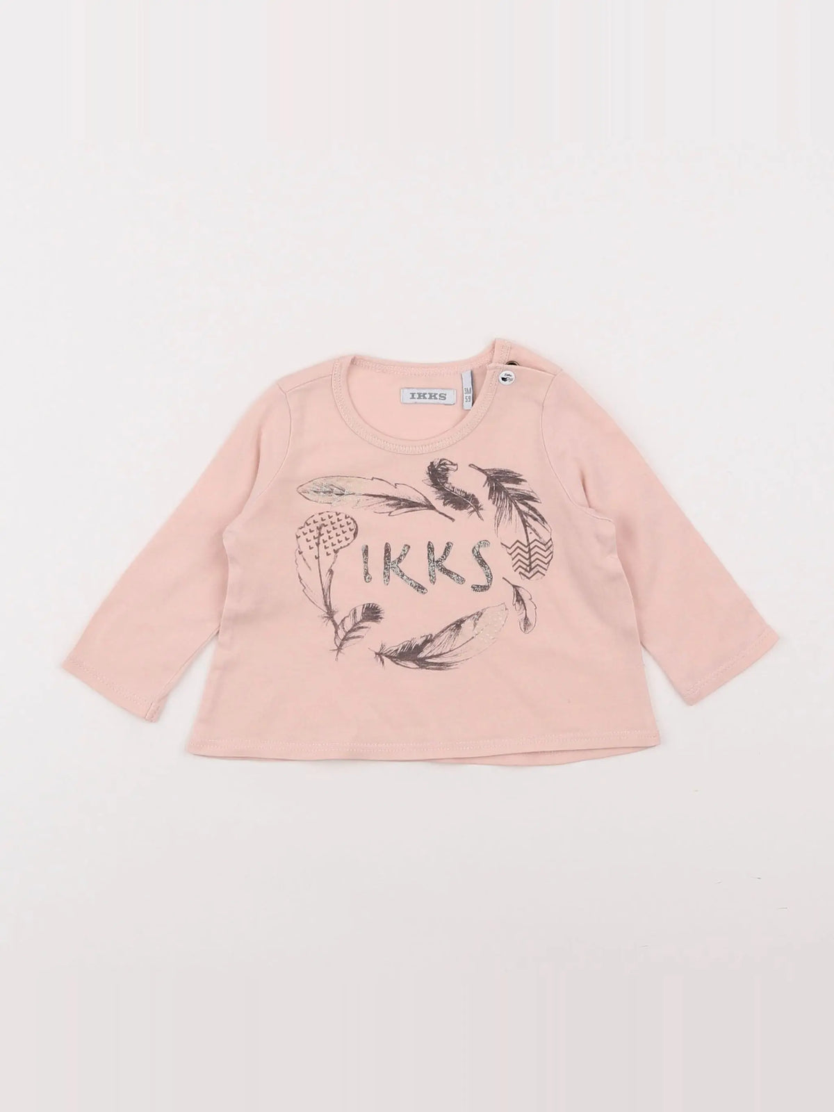 IKKS - tee-shirt rose - 3 mois