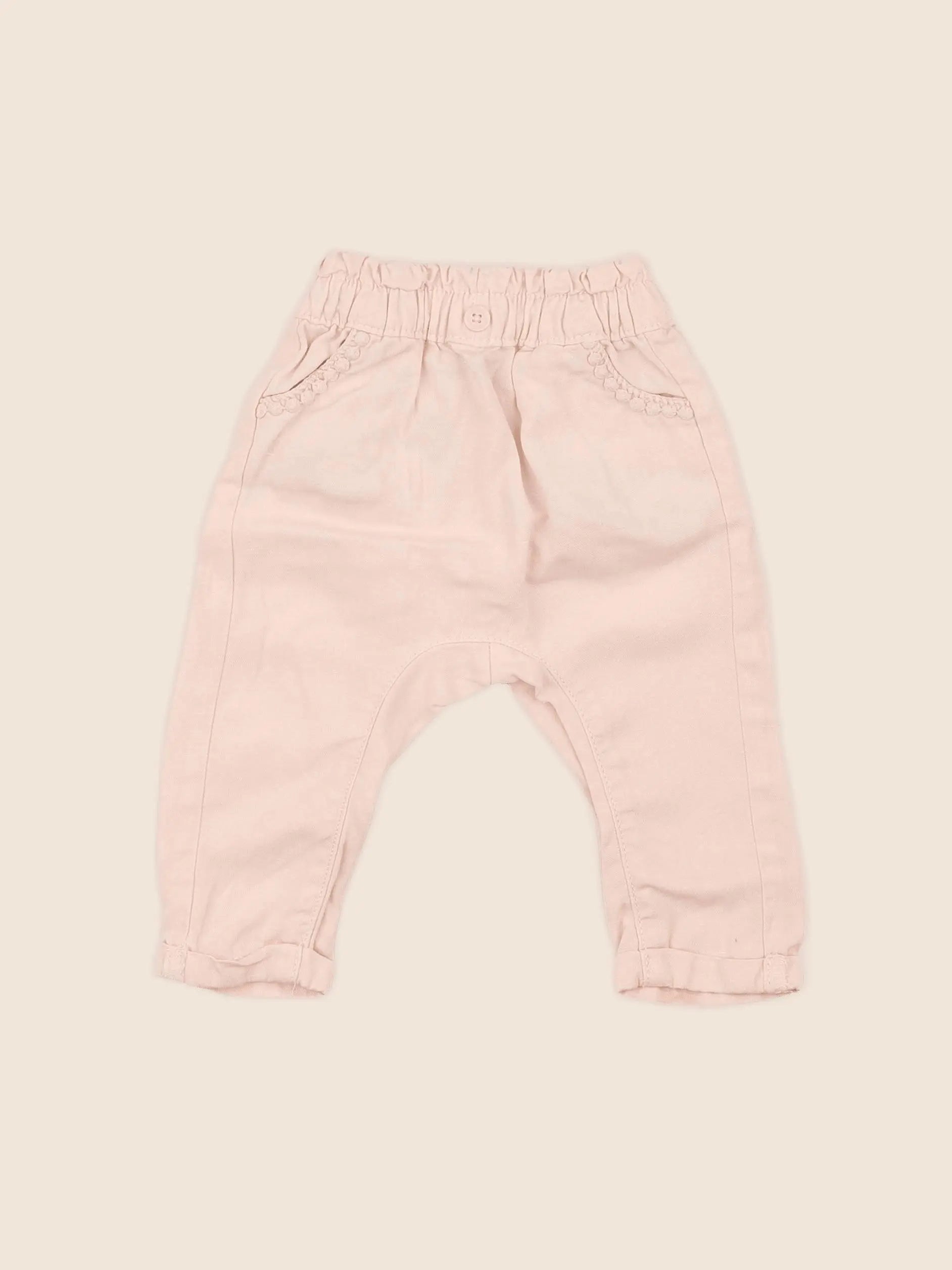 Tape à l'oeil - pantalon rose - 9 mois