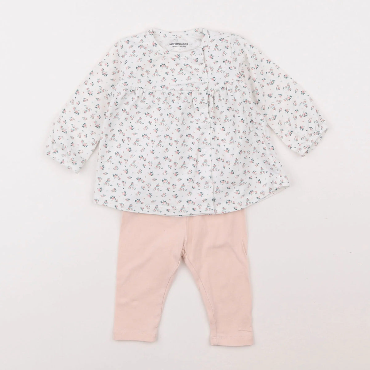 Vertbaudet - ensemble multicolore - 3 mois