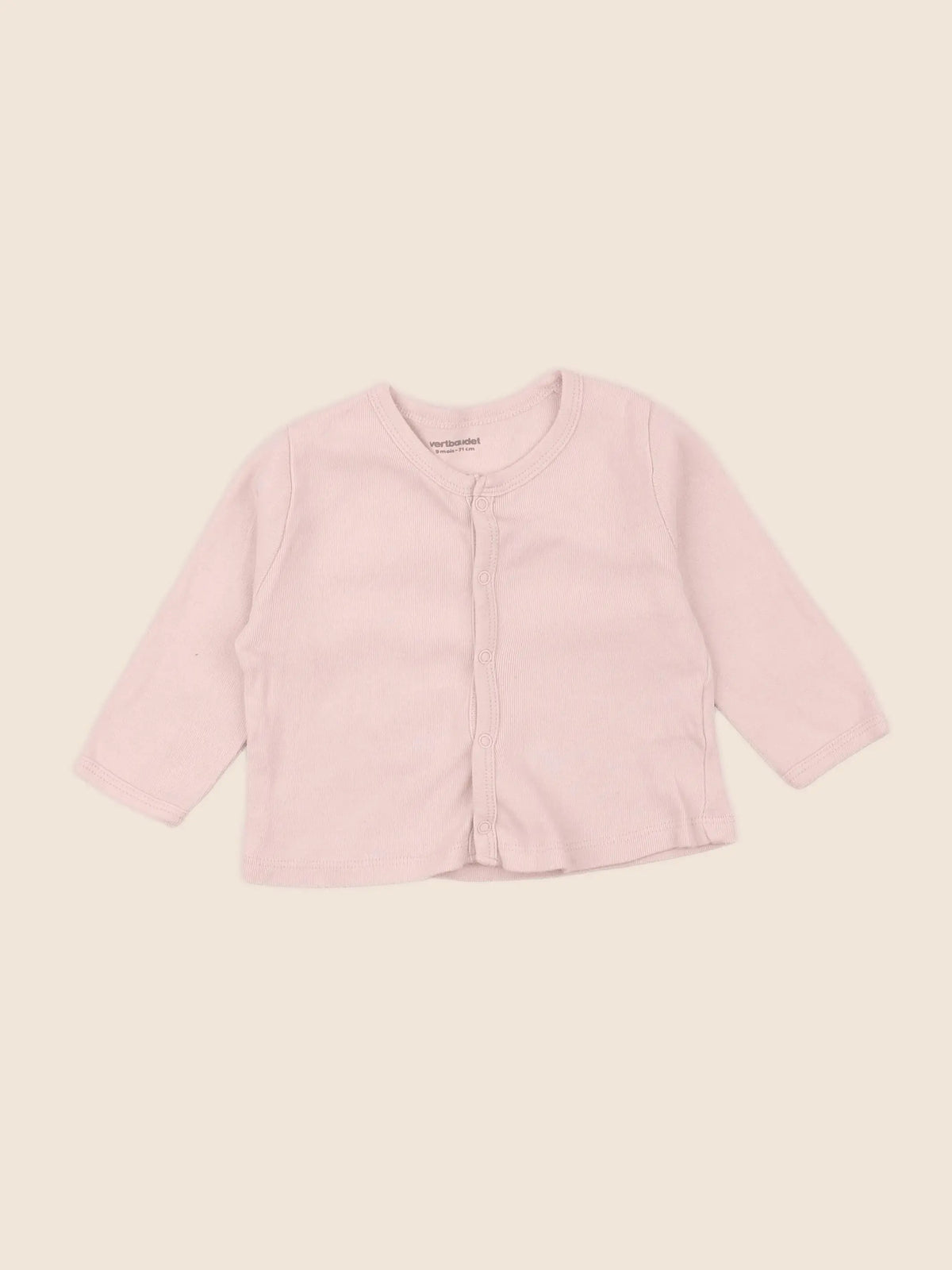 Vertbaudet - tee-shirt rose - 9 mois