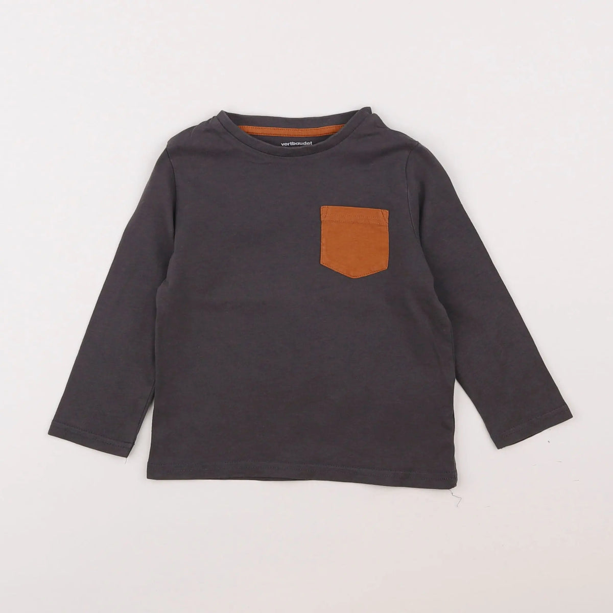Vertbaudet - chemise taupe - 3 ans