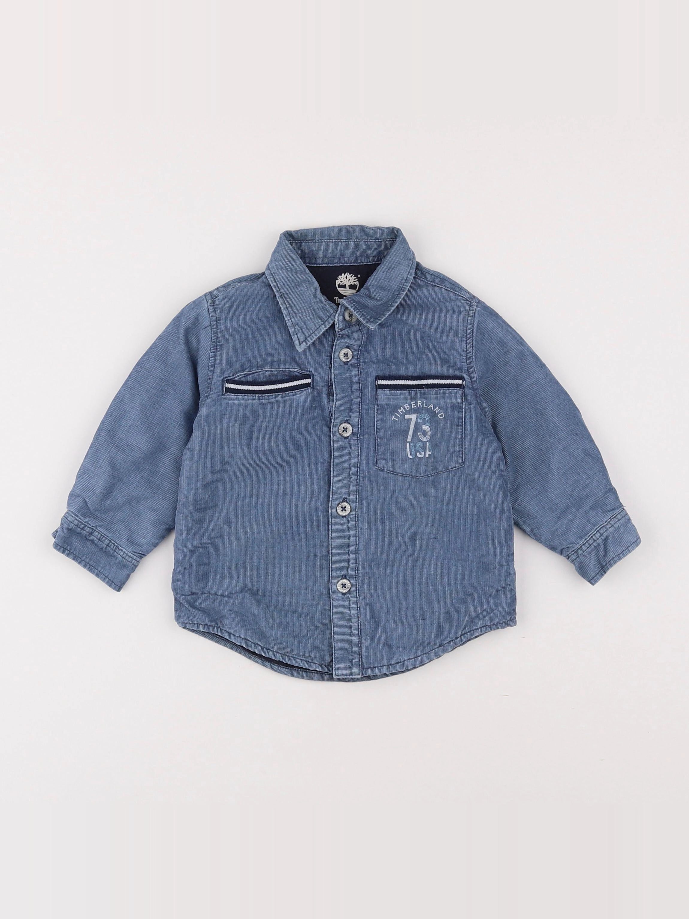 Timberland - chemise bleu - 12 mois