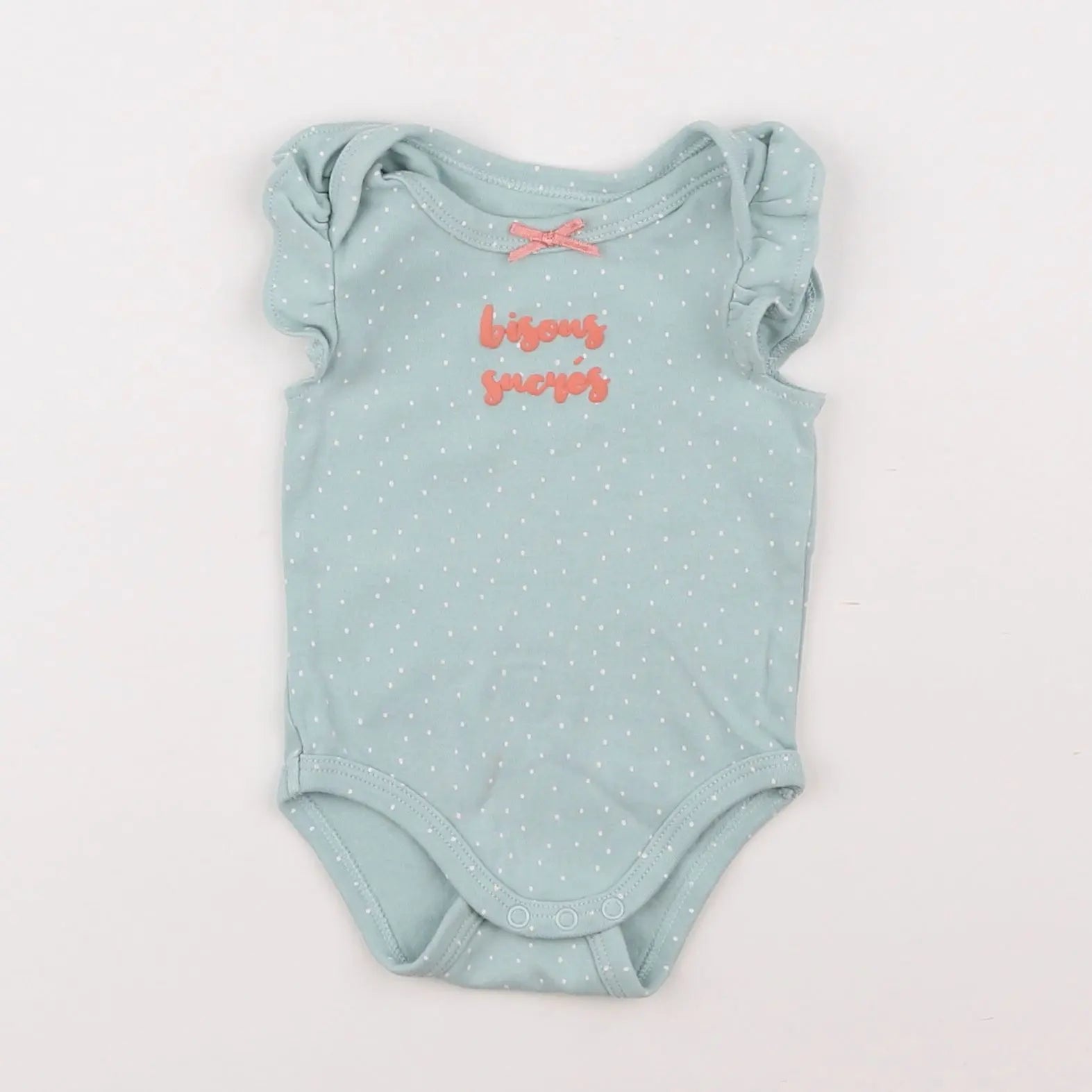 Vertbaudet - body vert - 3 mois