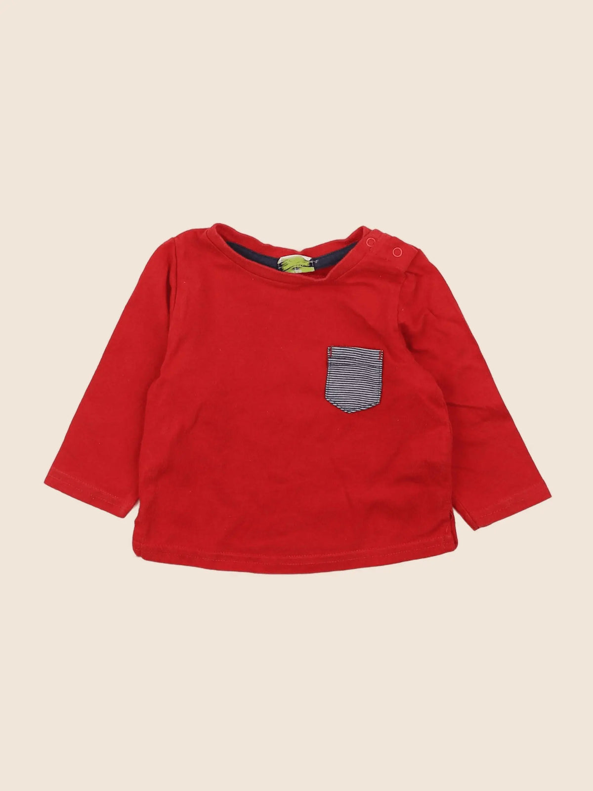 Tape à l'oeil - tee-shirt rouge - 6 mois