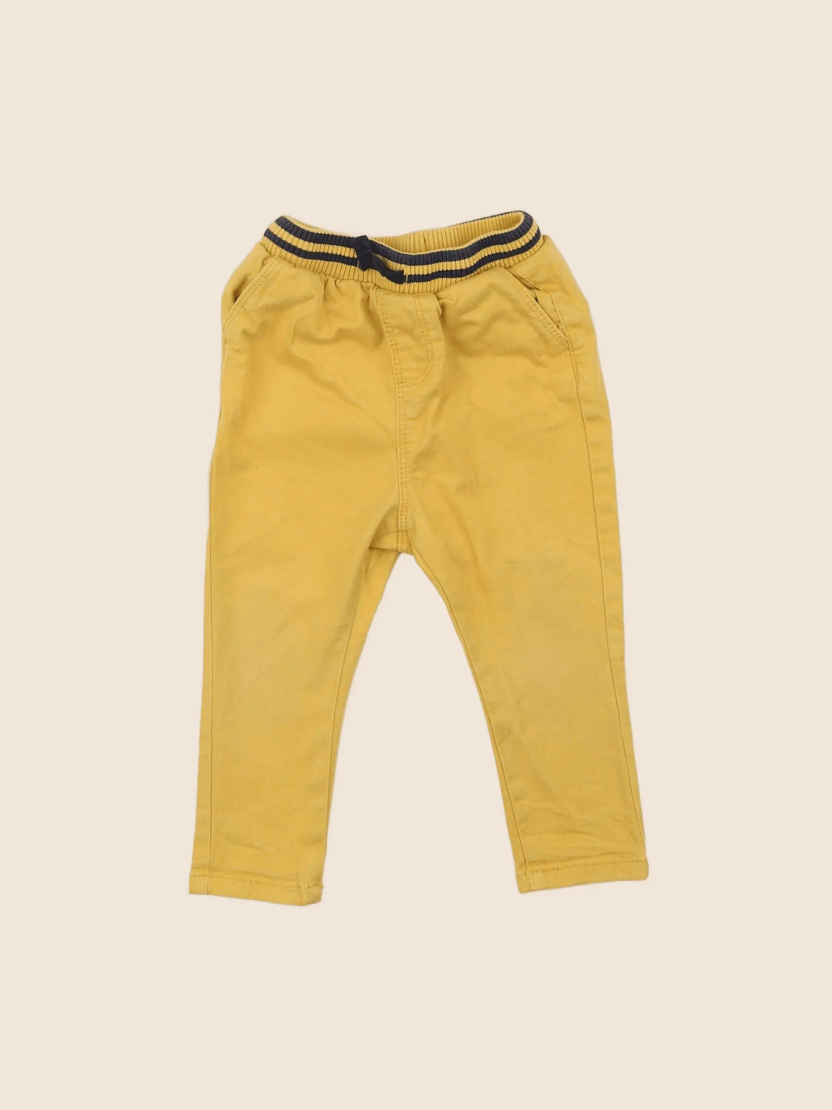 Tape à l'oeil - pantalon jaune - 12 mois