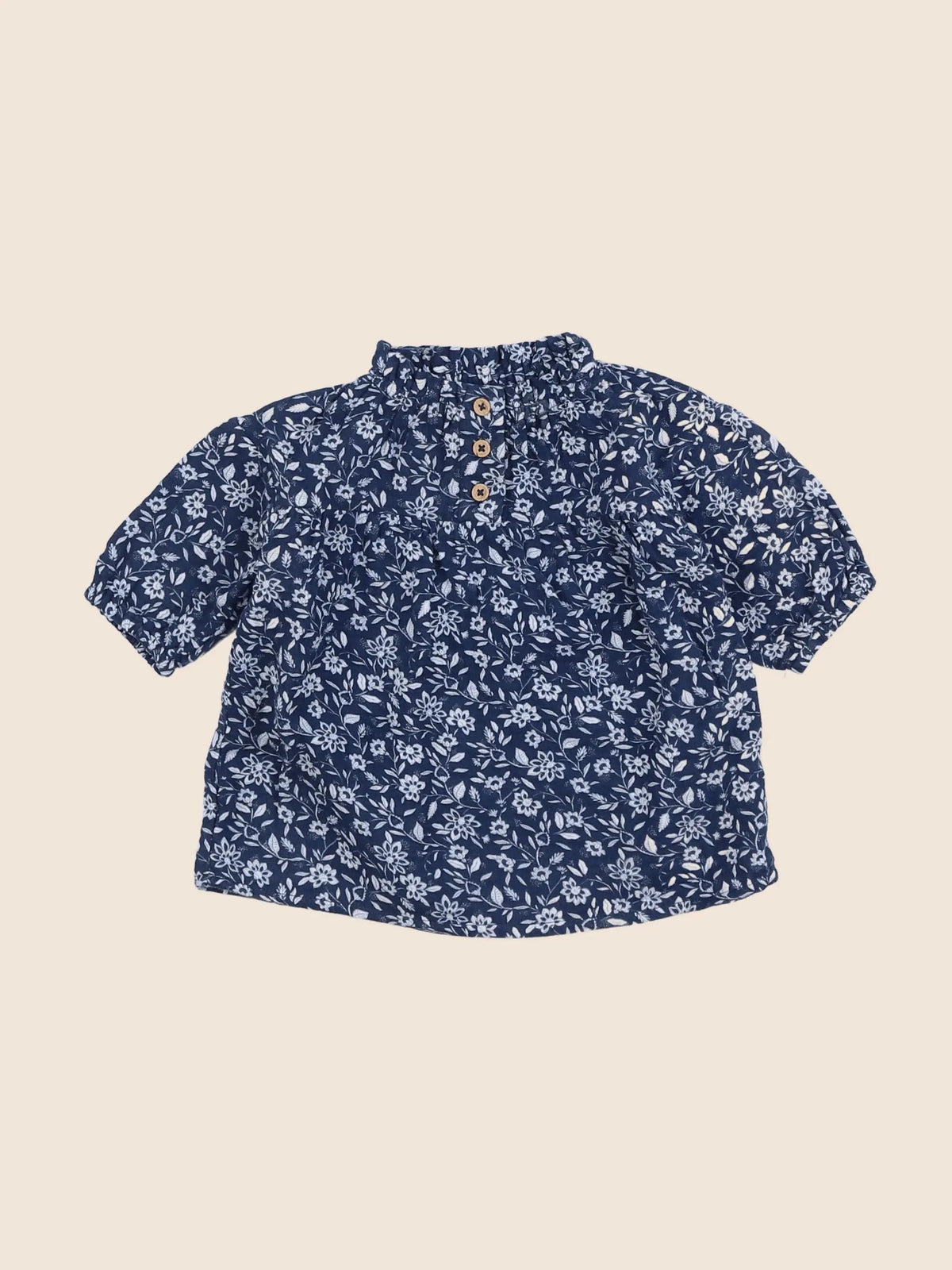 Vertbaudet - robe bleu - 3 mois