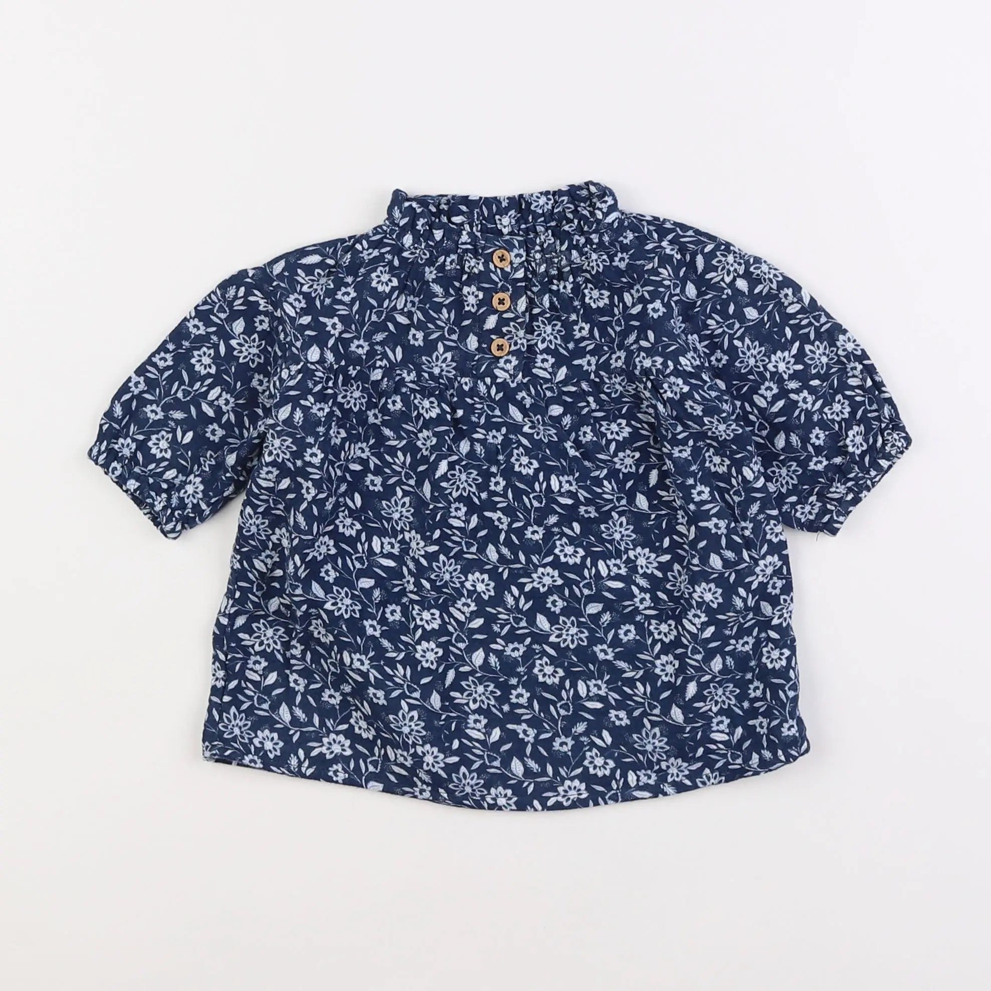 Vertbaudet - robe bleu - 3 mois