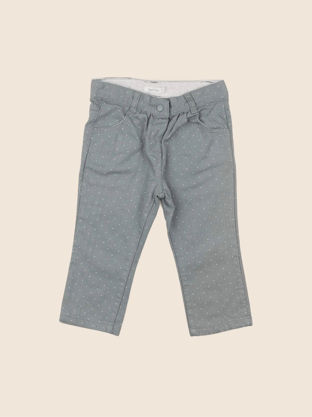 Boutchou - pantalon vert - 12 mois
