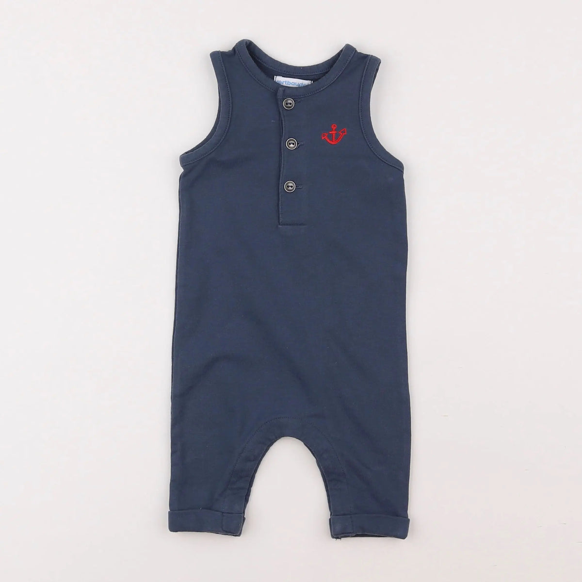 Vertbaudet - combinaison bleu - 3 mois