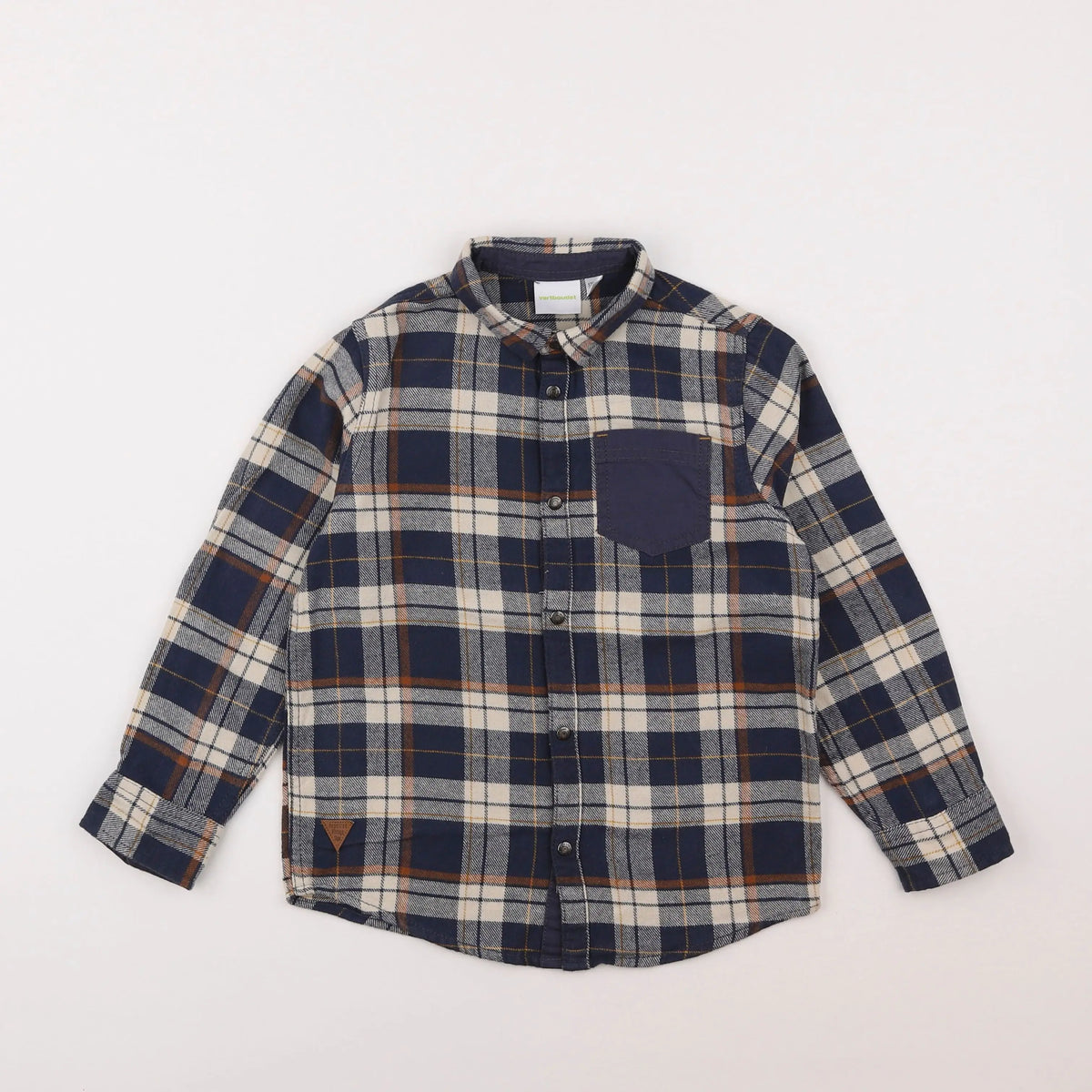 Vertbaudet - chemise bleu - 8 ans
