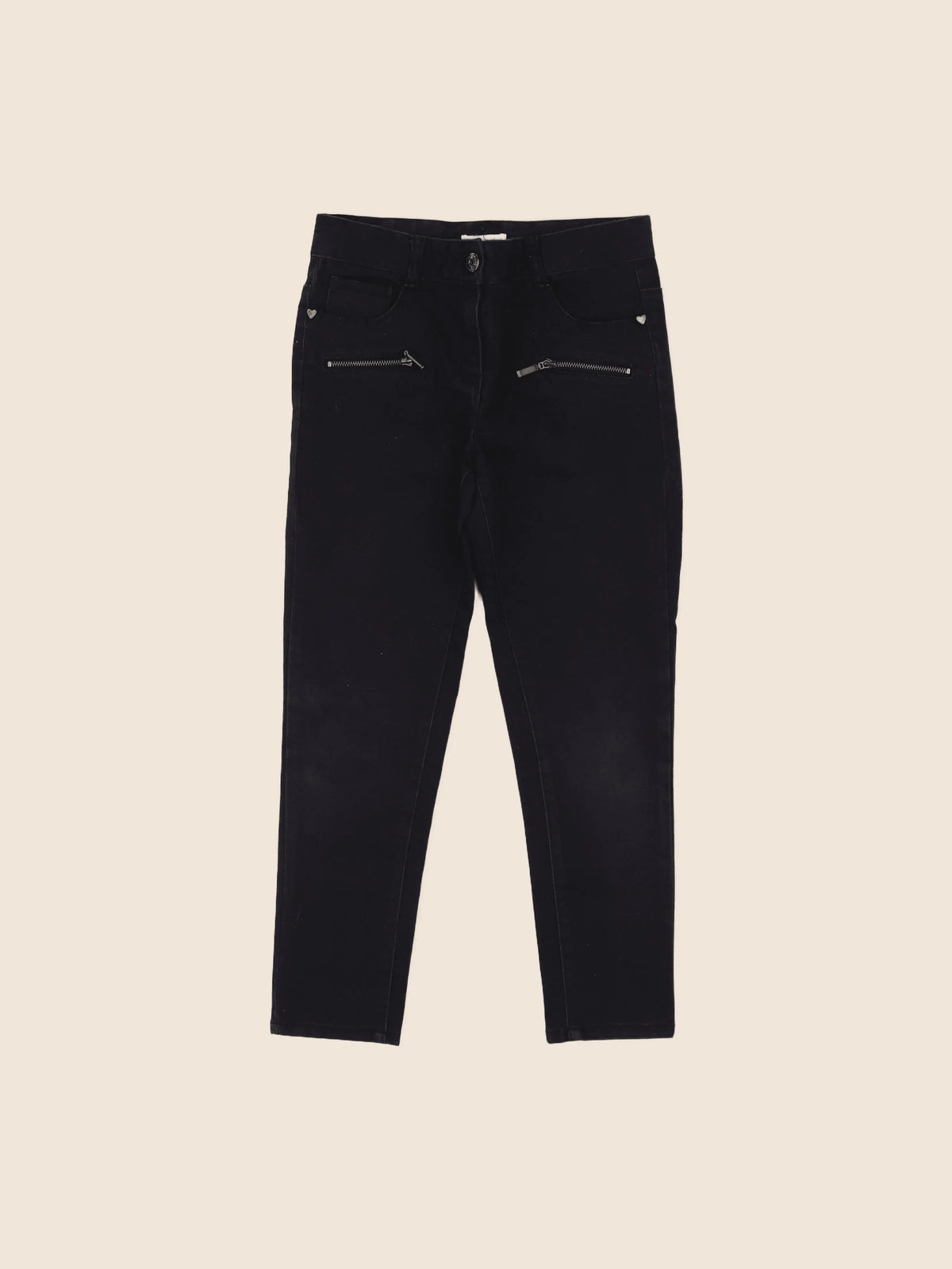 Vertbaudet - jean noir - 8 ans