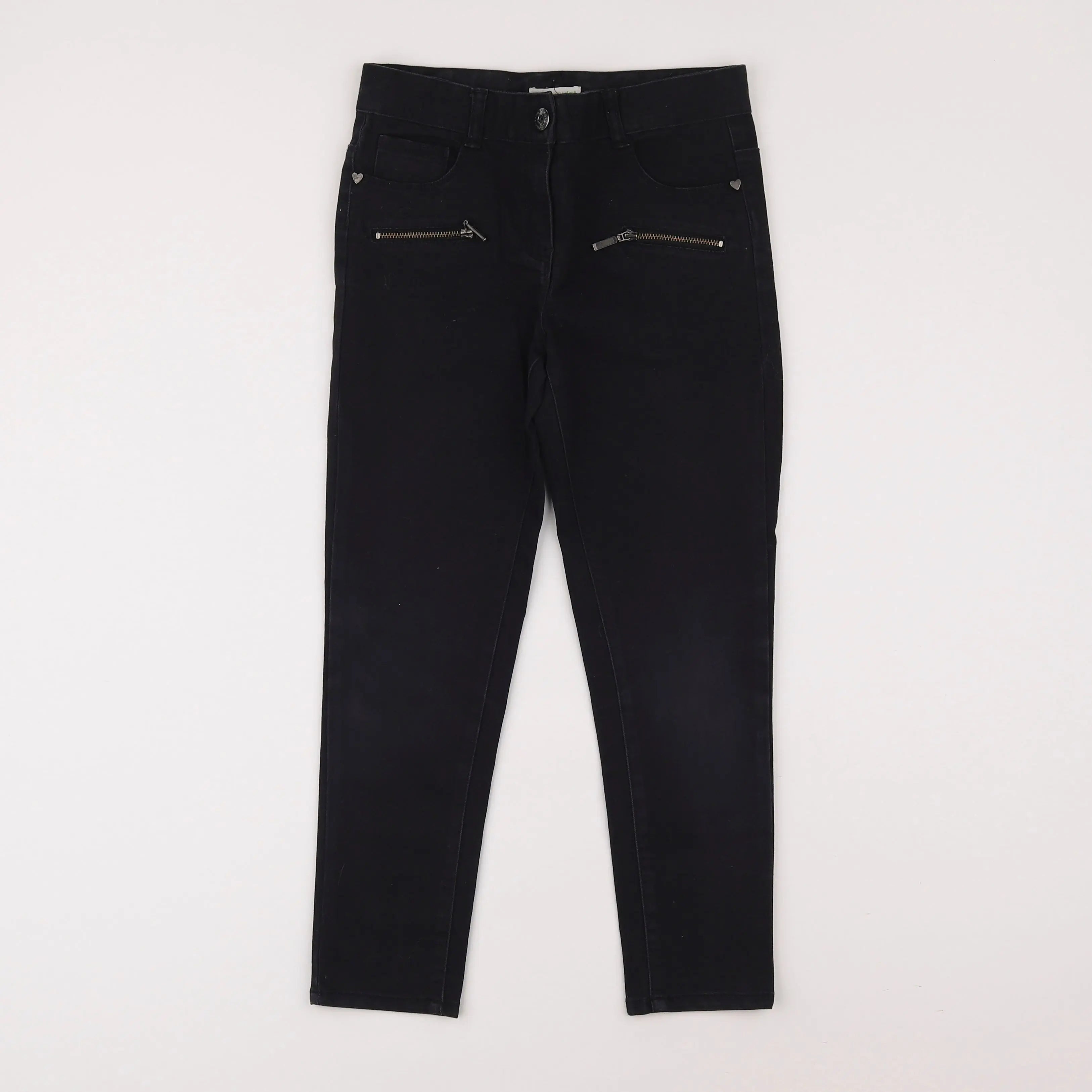 Vertbaudet - jean noir - 8 ans