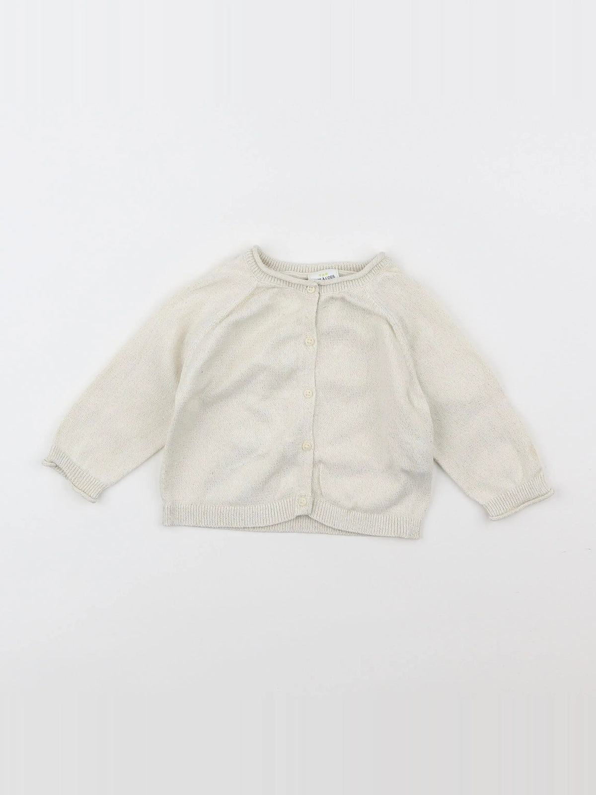 Tape à l'oeil - gilet or - 12 mois