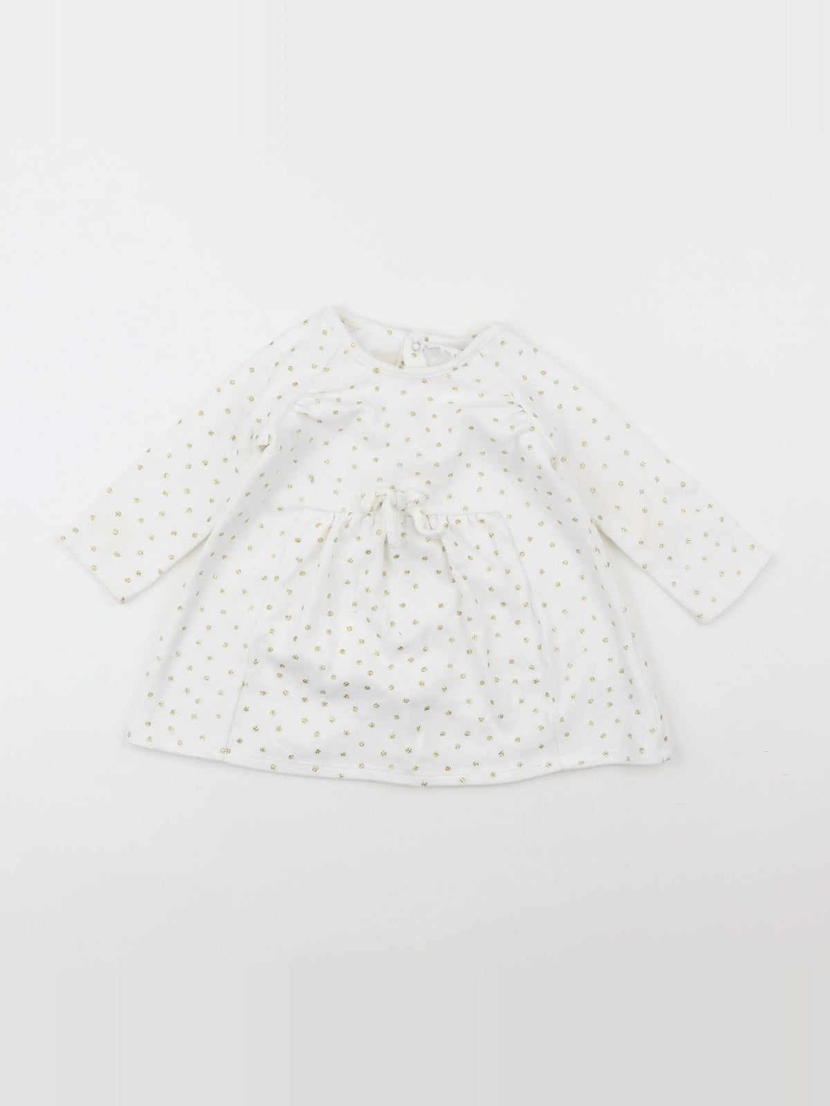 Vertbaudet - robe blanc - 12 mois