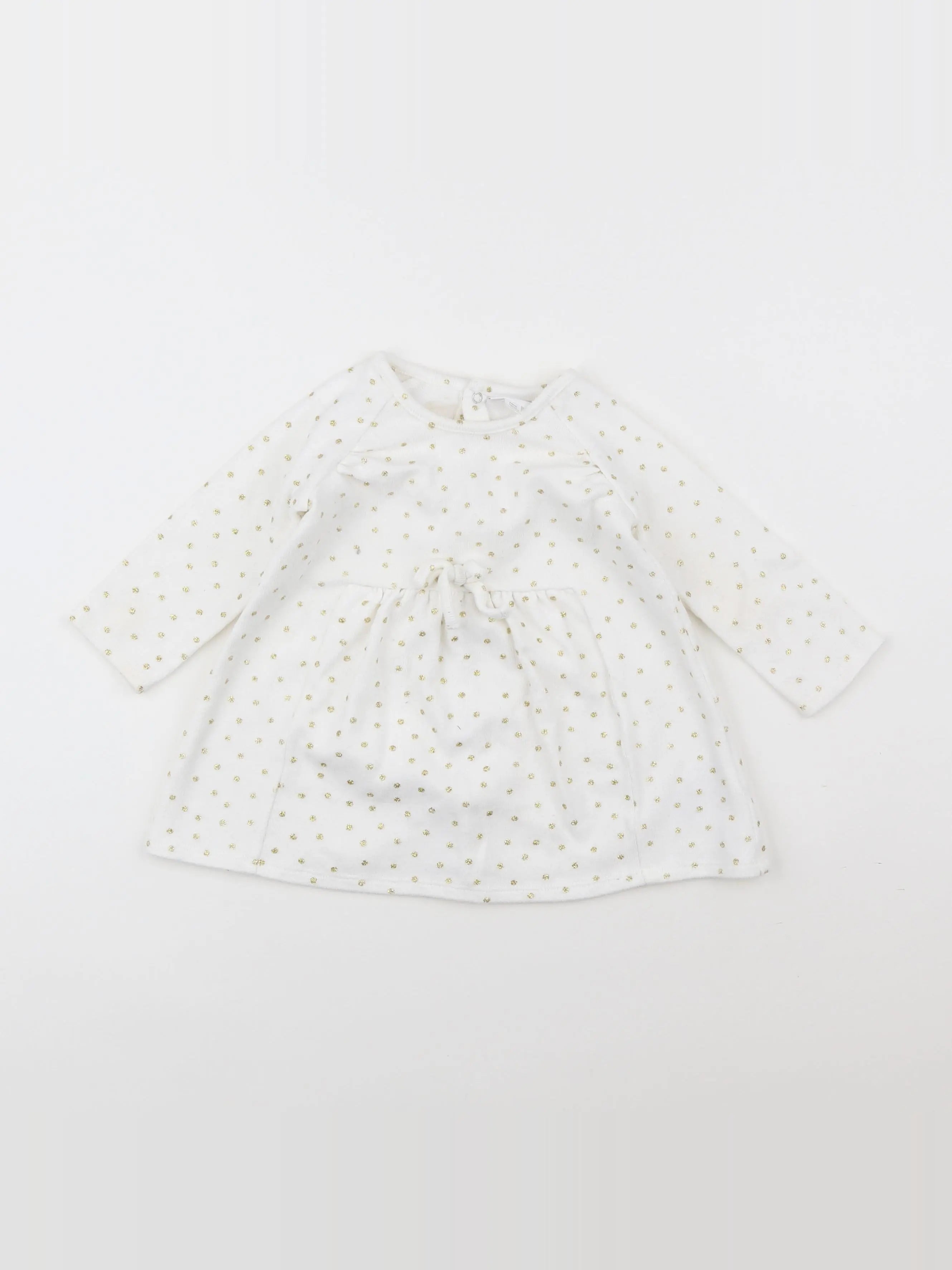 Vertbaudet - robe blanc - 12 mois